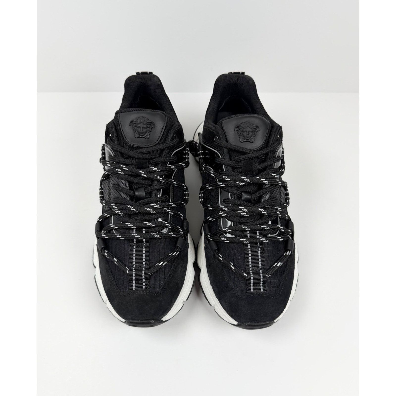 Versace Size 41EU/8US - Versace Trigreca Black Sneakers NEW! Size US 8 / EU 41 - 4 Thumbnail