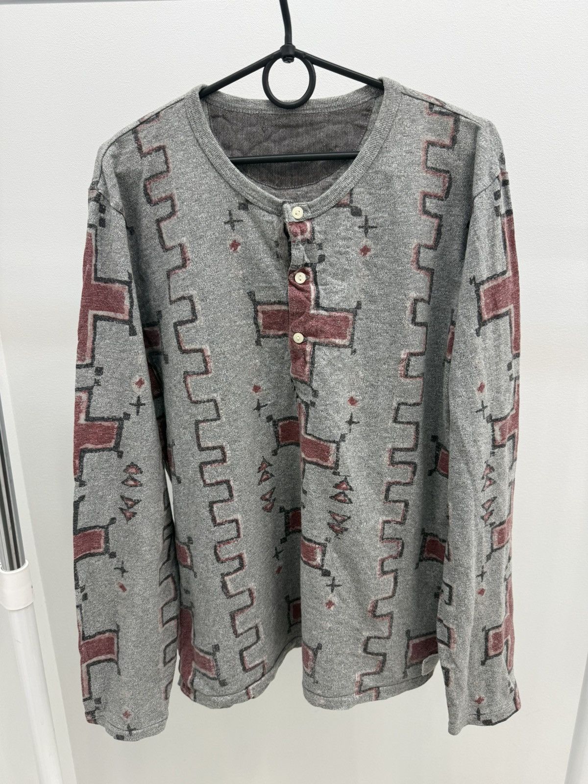 Denim & Supply Ralph Lauren Denim And Supply Ralph Lauren Red Cross Printed Long Sleeve Size US L / EU 52-54 / 3 - 1 Thumbnail