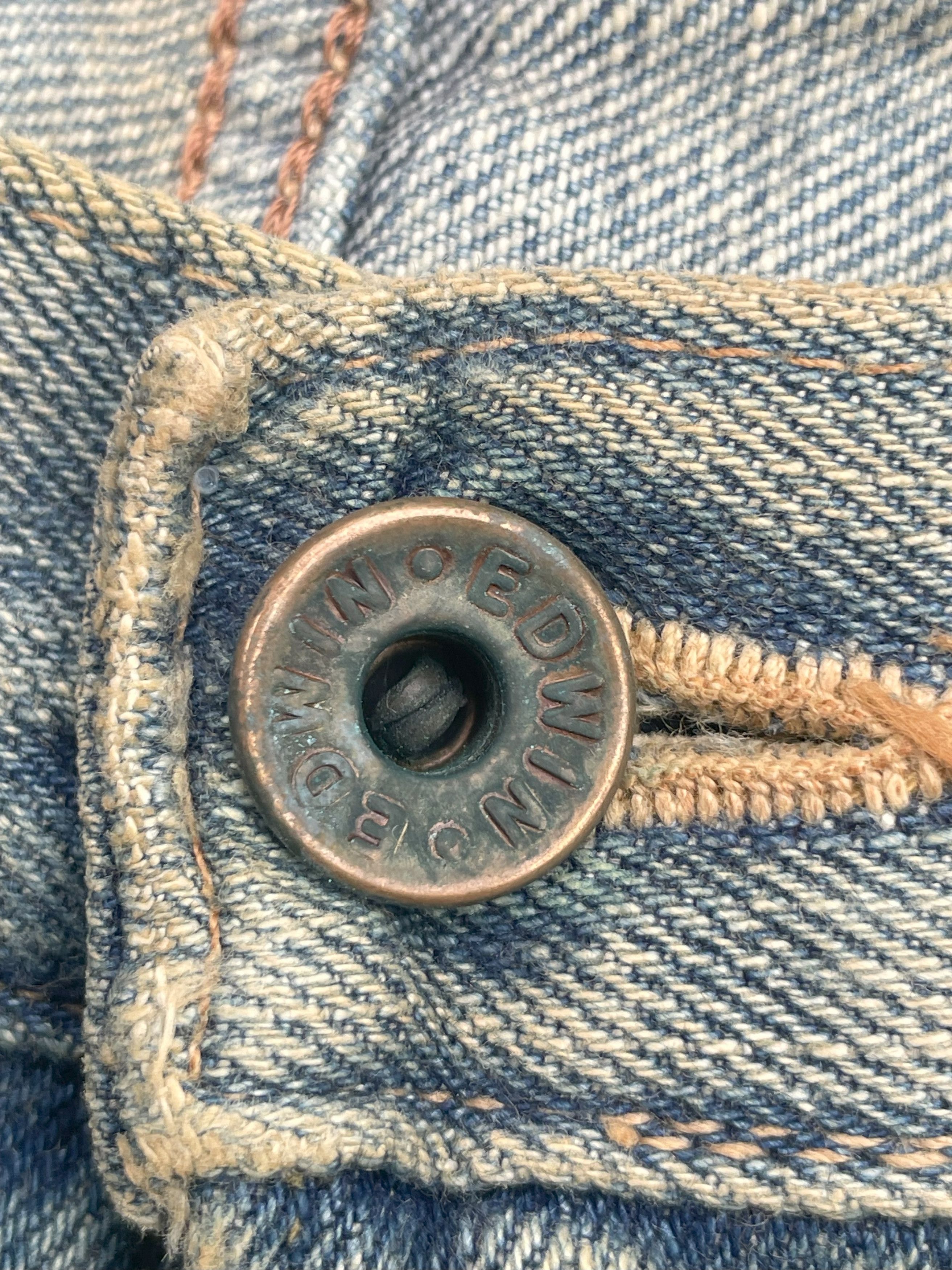Edwin Vintage Edwin 505Z Redline Jeans Size US 35 - 14 Thumbnail