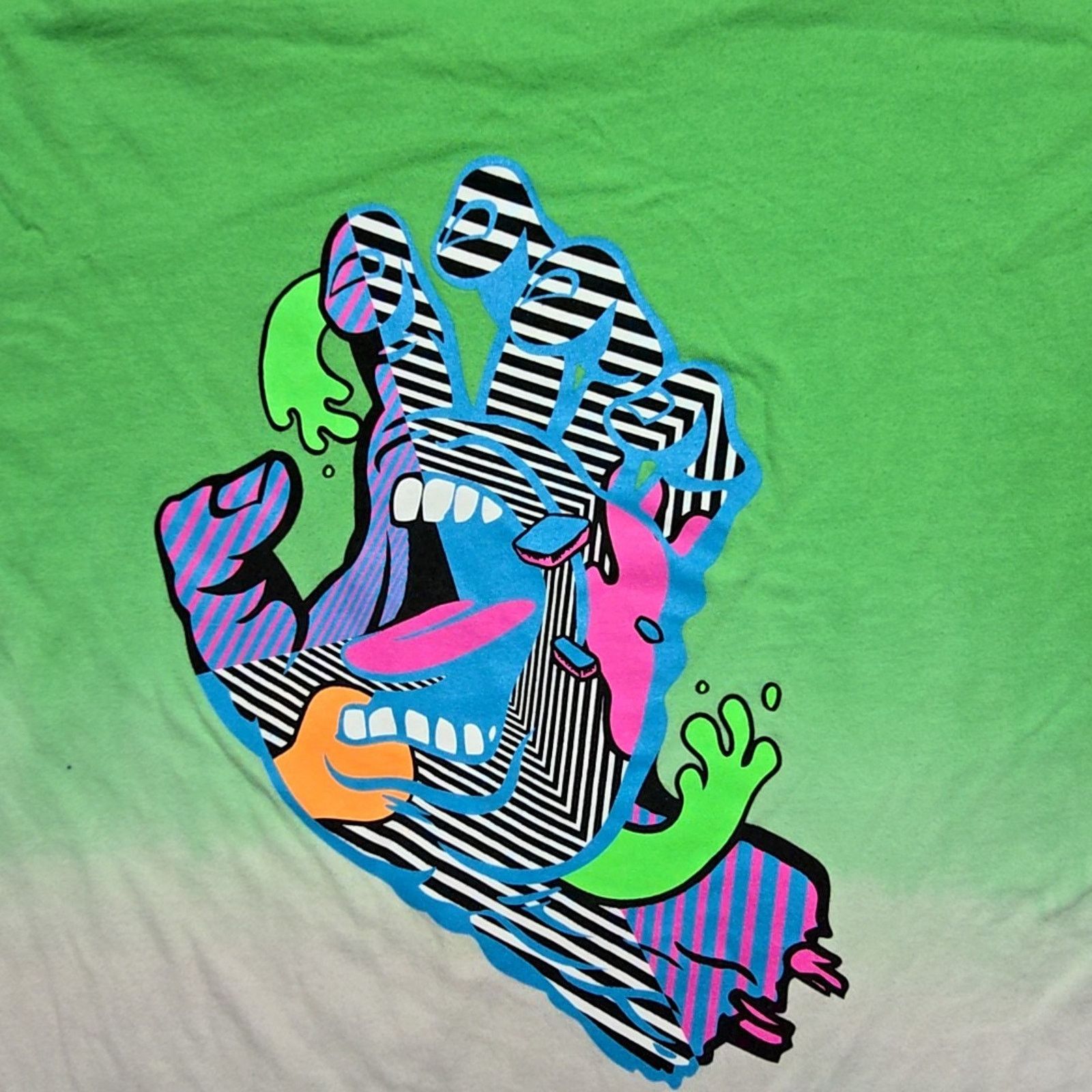 Santa Cruz Skateboards Santa Cruz Shirt Screaming Hand Green Medium Graphic Tee Size US M / EU 48-50 / 2 - 4 Thumbnail