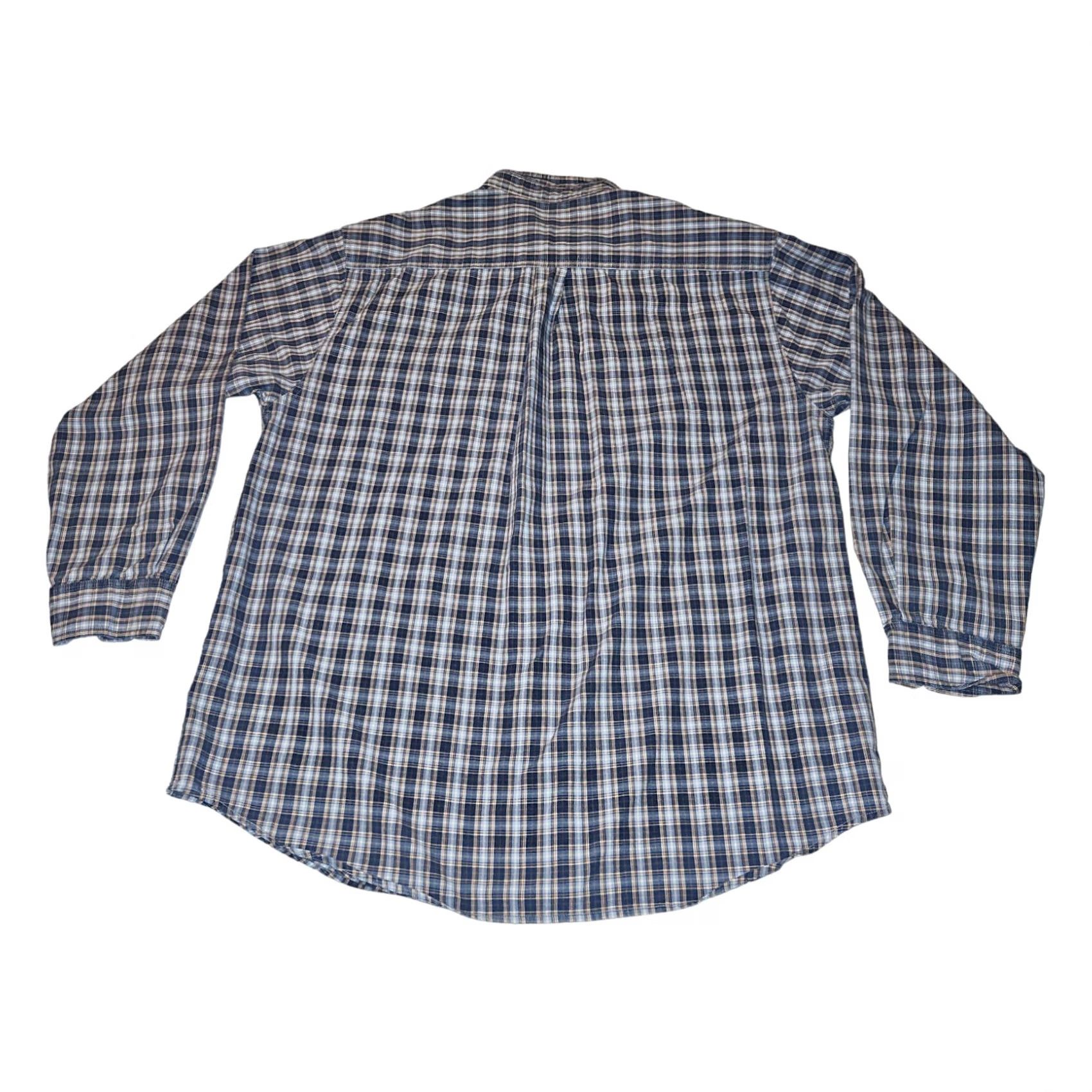 Carhartt Carhartt Shirt Large Blue Plaid Button Down Long Sleeve Casual Pockets Men's Size US L / EU 52-54 / 3 - 6 Thumbnail
