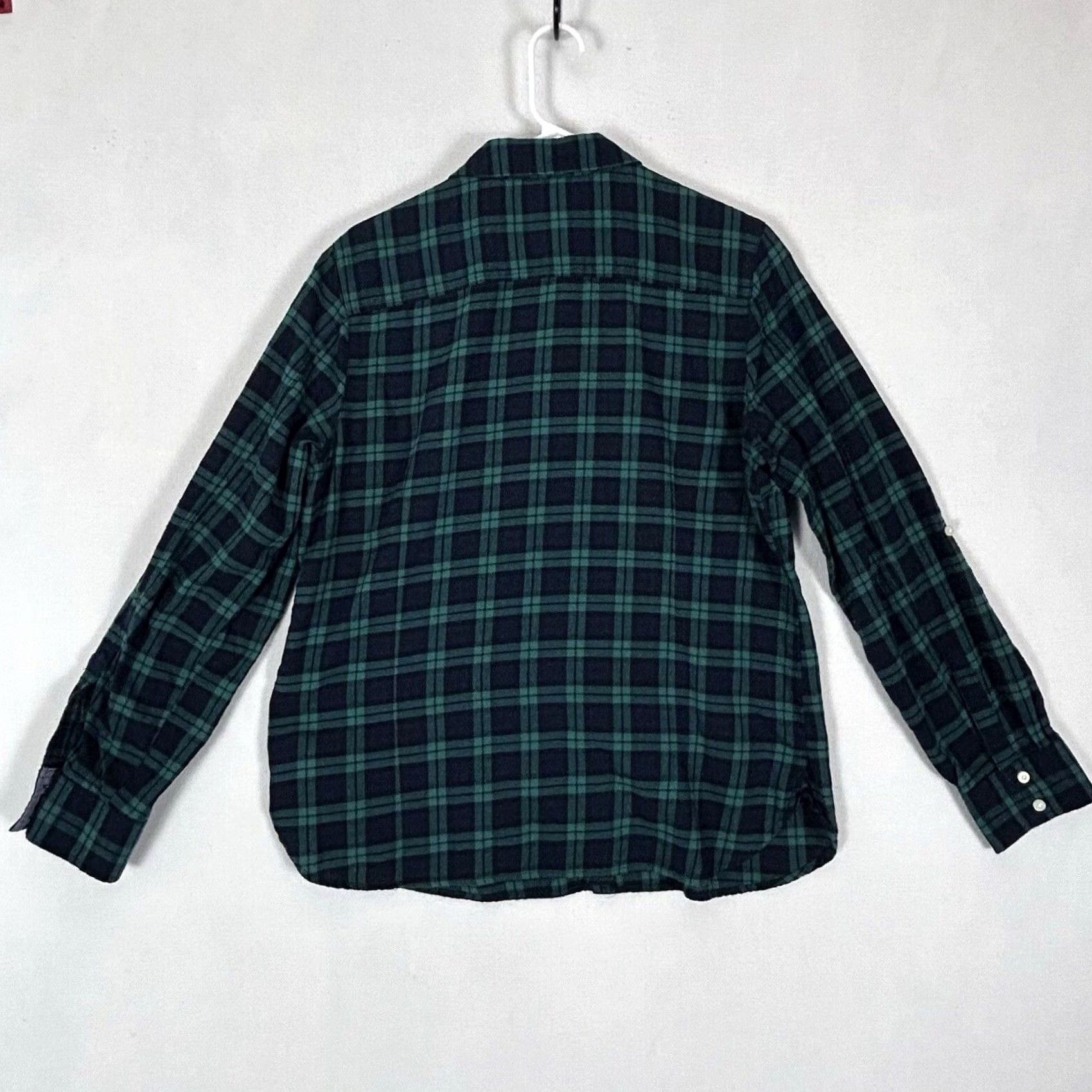 Tommy Hilfiger Tommy Hilfiger Plaid Button-Up Shirt Mens Size L Green Casual Top Preppy Shirt Small Business Casual Travel Mens Size US L / EU 52-54 / 3 - 5 Thumbnail