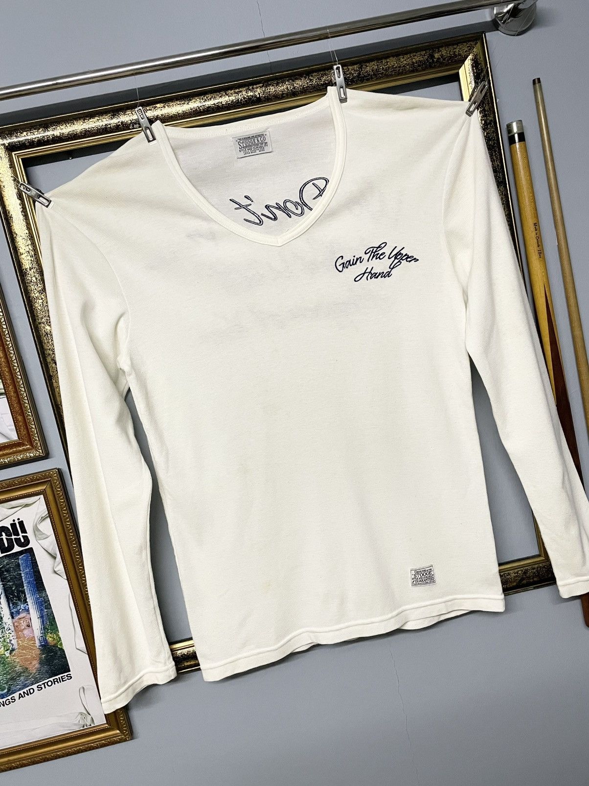 In The Attic Vintage Japan Stooge&co ‘What Will Happen At Year’ Thermal Size US M / EU 48-50 / 2 - 7 Thumbnail