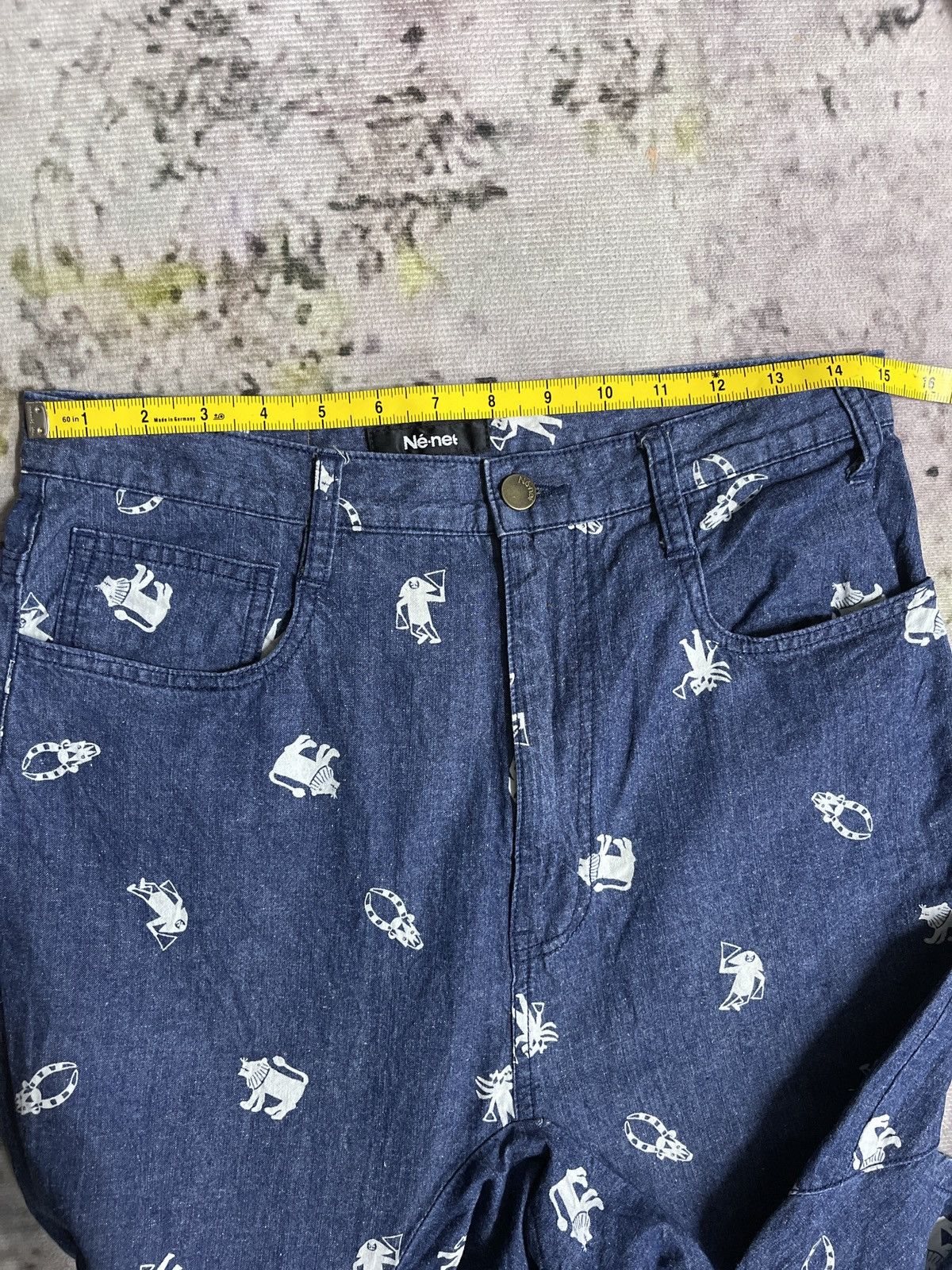 Issey Miyake × Japanese Brand × Ne-Net Ne-net By Issey Miyake Jeans Printed Size US 30 / EU 46 - 15 Thumbnail
