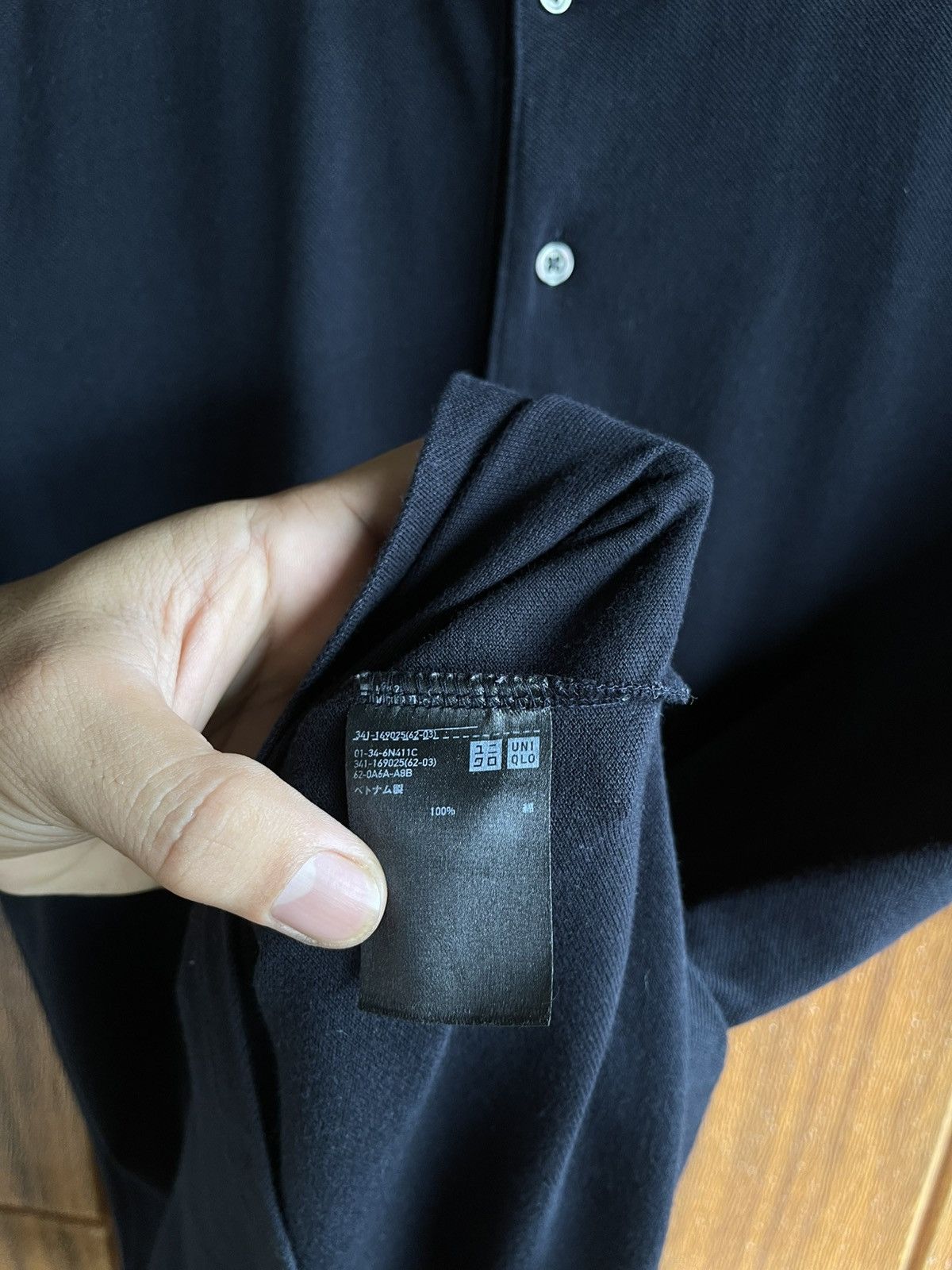 Lemaire × Uniqlo Hype🔥UNIQLO x LEMAIRE🔥Black Polo Tshirt Size US L / EU 52-54 / 3 - 7 Thumbnail