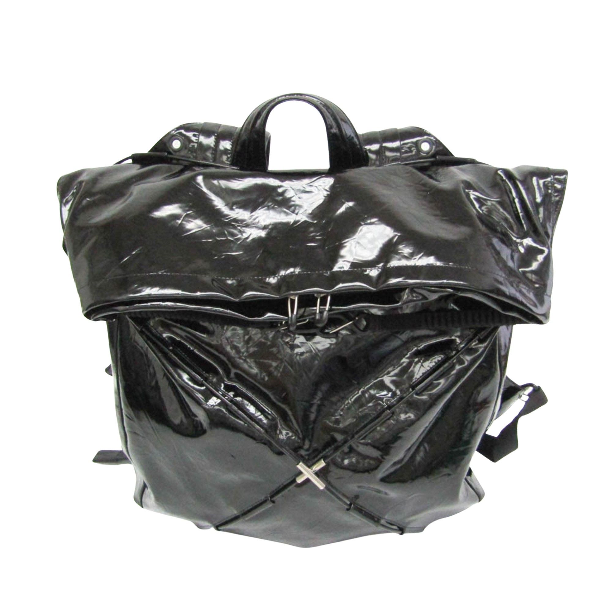 Bottega Veneta Black Leather Backpack Bag (Pre-Owned) Size ONE SIZE - 1 Thumbnail