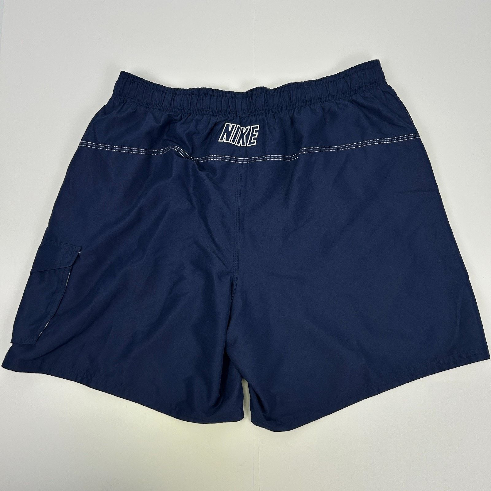 Nike Nike Board Shorts Swim Trunks Mesh Lined Blue XL X-Large Size US 36 / EU 52 - 2 Thumbnail