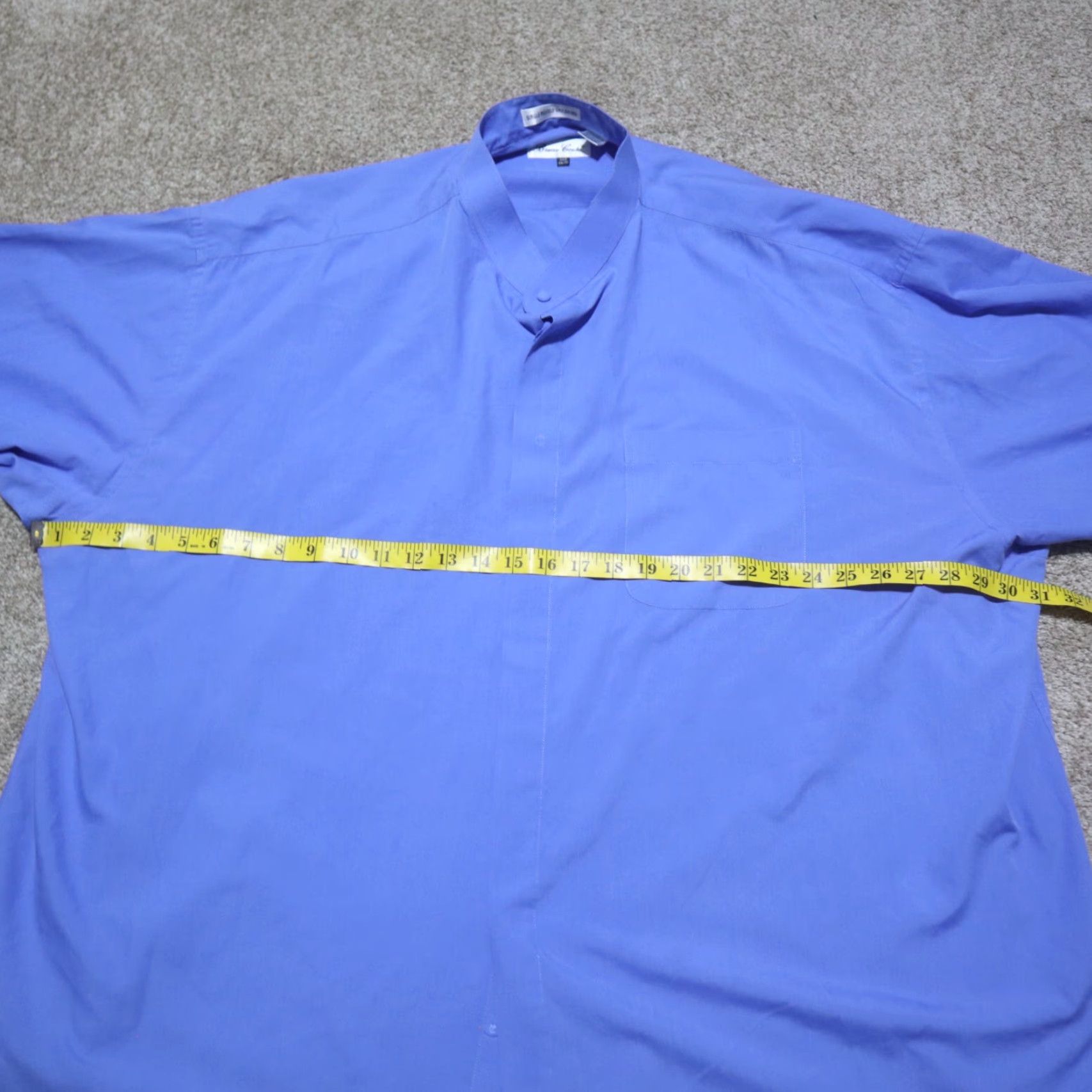 Vintage Bruno Conte Shirt Blue Long Sleeve Button-Up Adult 3X Big & Tall 3XB Mens Button-Up Shirt Blue Long Sleeve Bruno Conte Shirt" Size US XXL / EU 58 / 5 - 6 Thumbnail