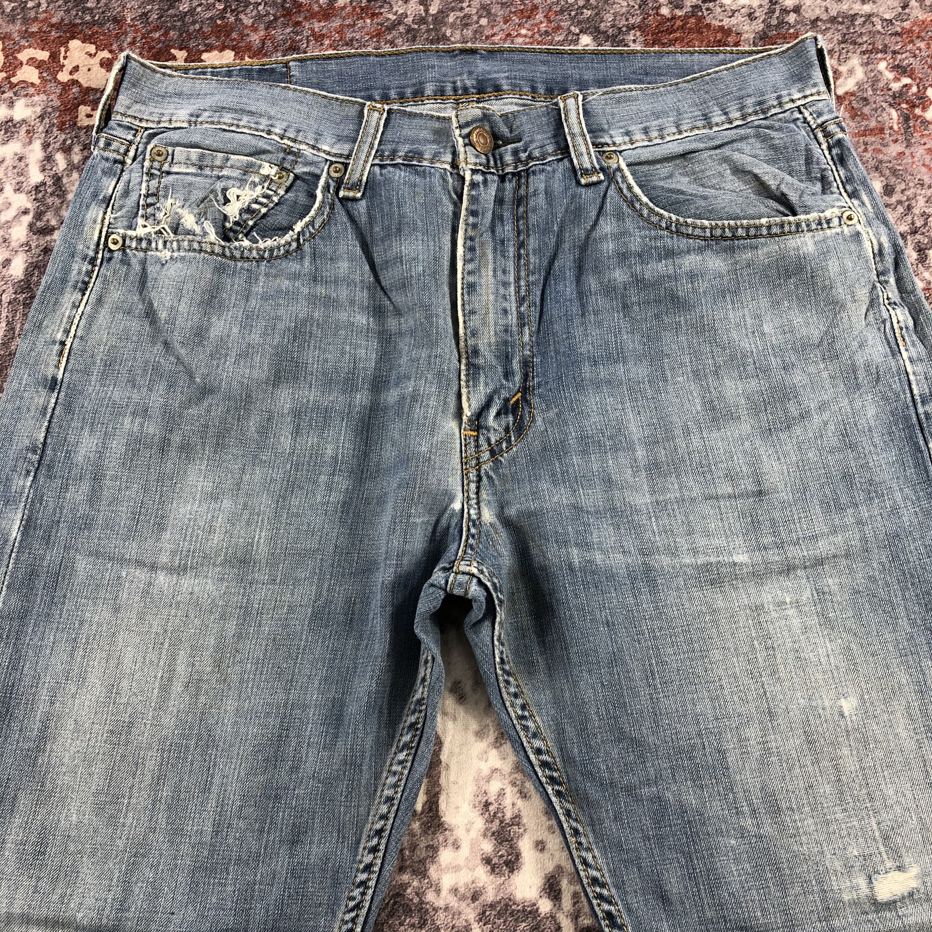 Levi's × Vintage Vintage Blue Wash Levis 505 Jeans-JM2534 Size US 34 / EU 50 - 3 Thumbnail