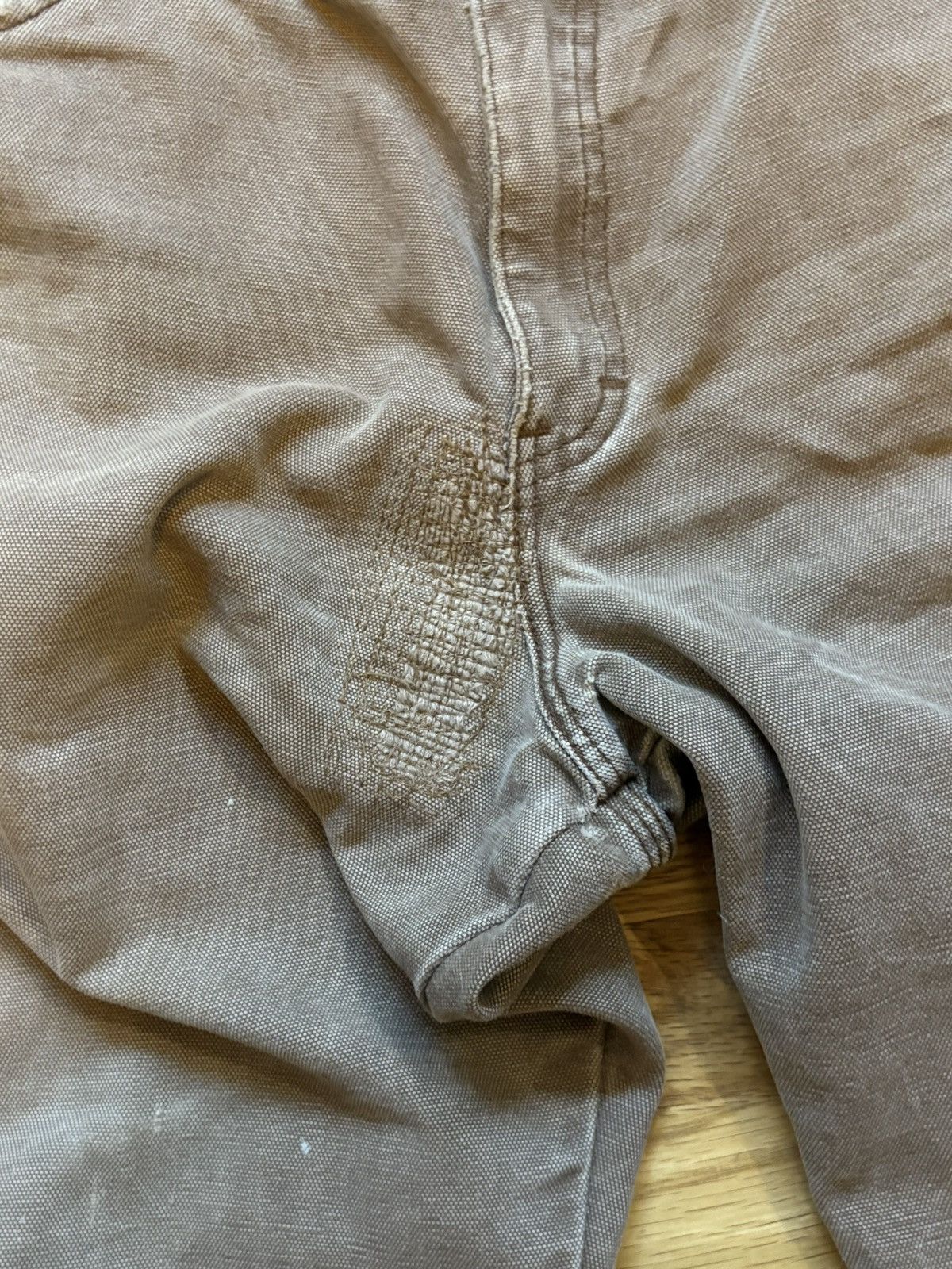 Dickies Brown 2000s Dickies Distressed and Repaired Work Pants Size US 33 - 3 Thumbnail