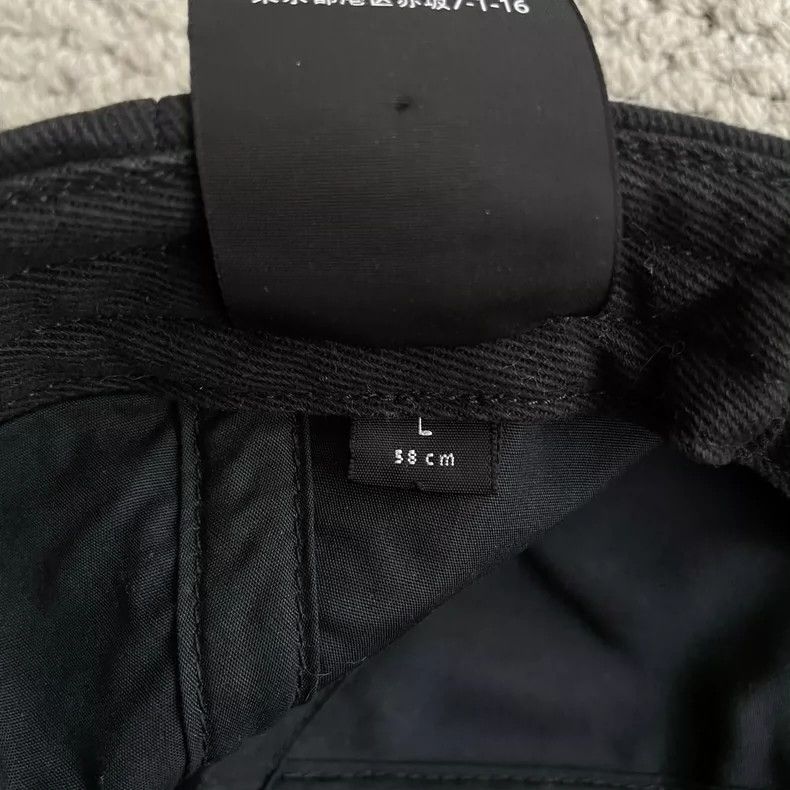 Balenciaga Balenciaga Black Embroidered CREW Small Logo Cap 2501-Nexta Size ONE SIZE - 6 Thumbnail