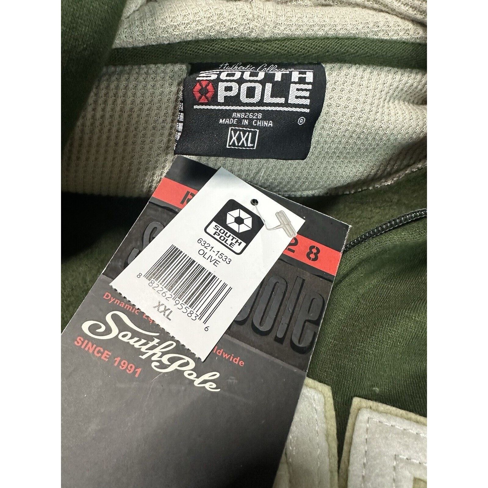 JNCO × Lil Yachty × Southpole Vintage Y2K Southpole Green Zip Up Hoodie XXL Jesse Pinkman Size US XXL / EU 58 / 5 - 5 Thumbnail