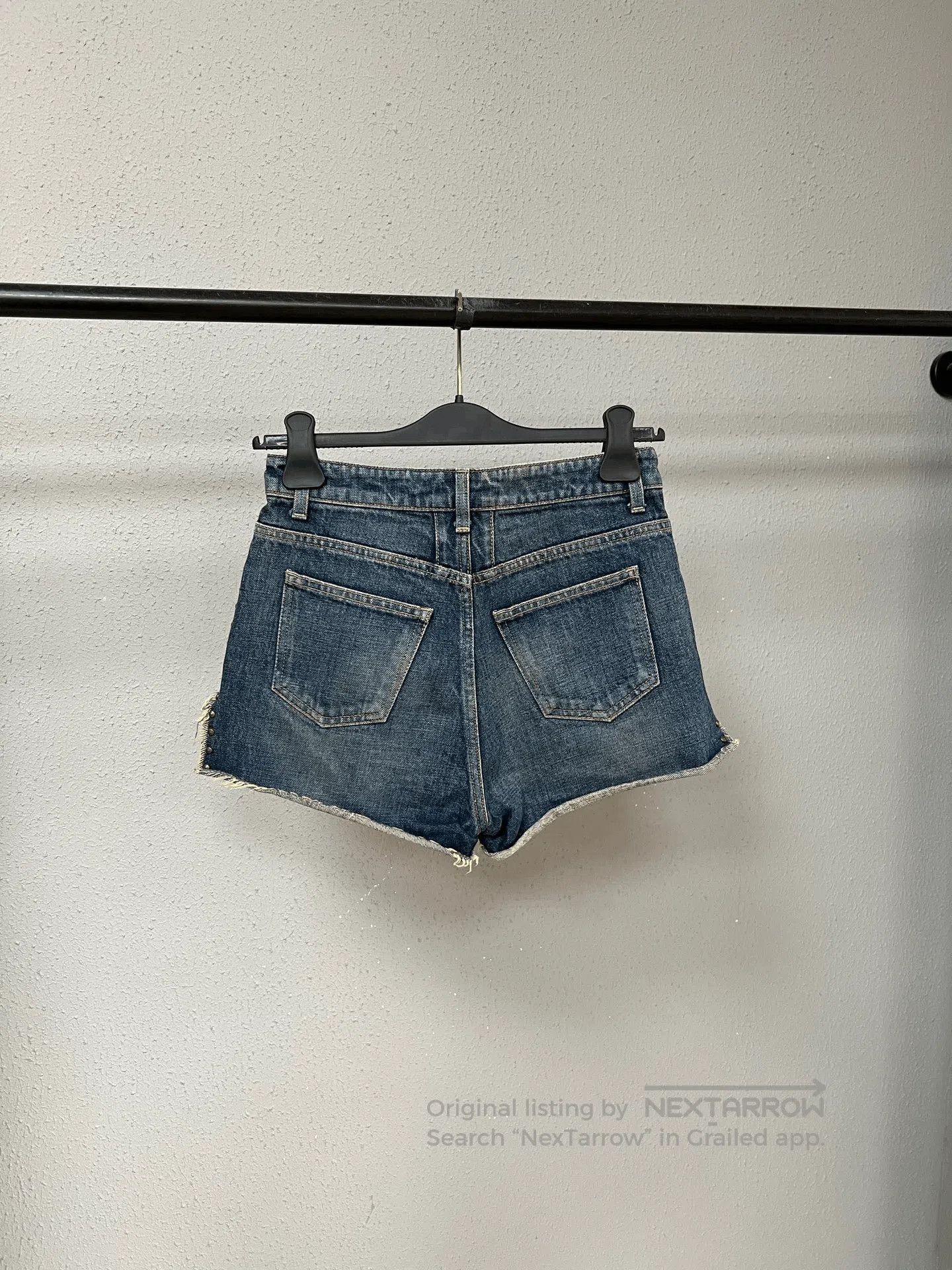 Saint Laurent Paris Slp Rivet Shorts. Size 31" - 2 Thumbnail