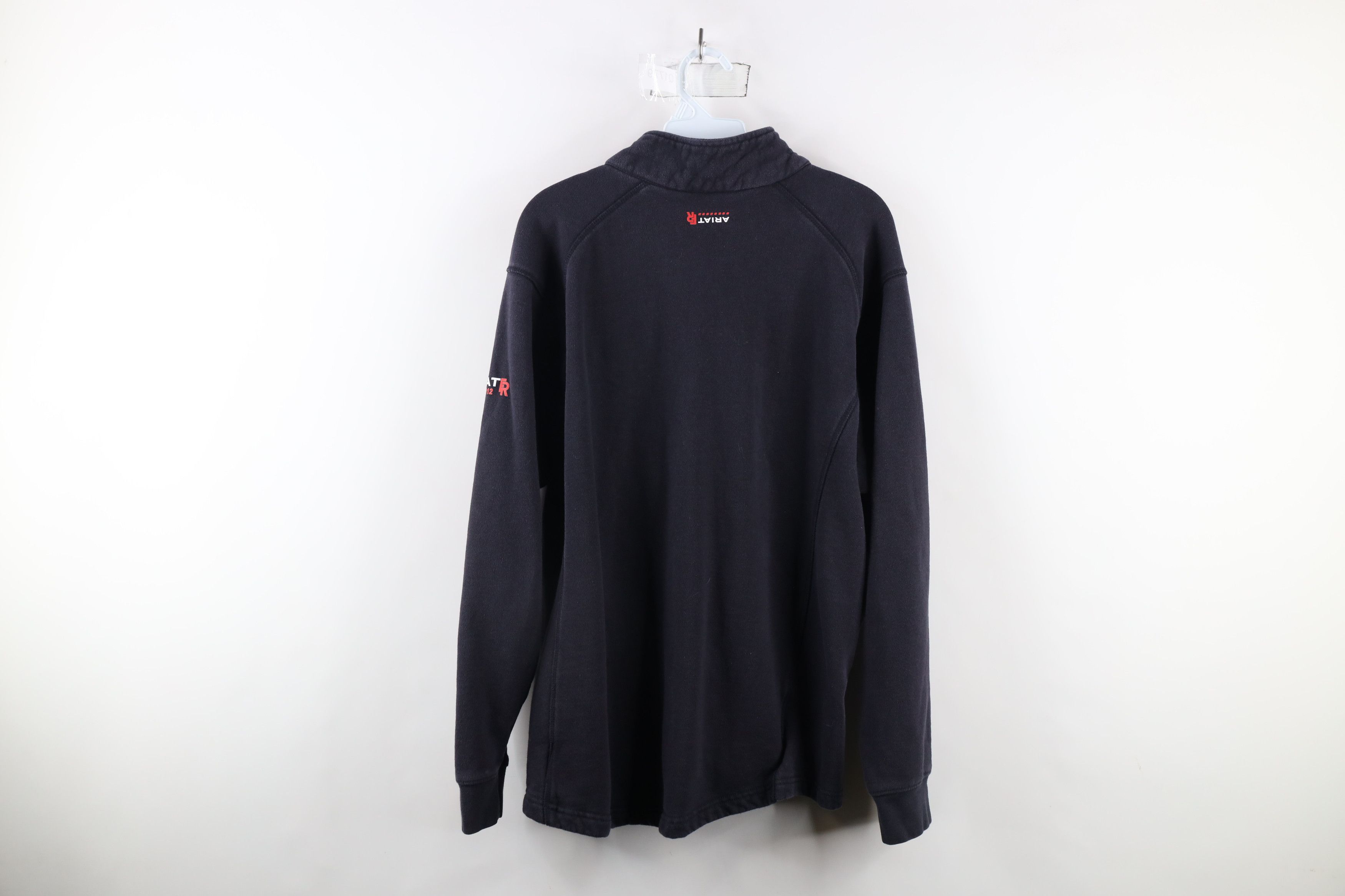 Ariat × Vintage Ariat FR Cat2 2112 Fire Resistant Half Zip Sweatshirt Blue Size US M / EU 48-50 / 2 - 12 Thumbnail