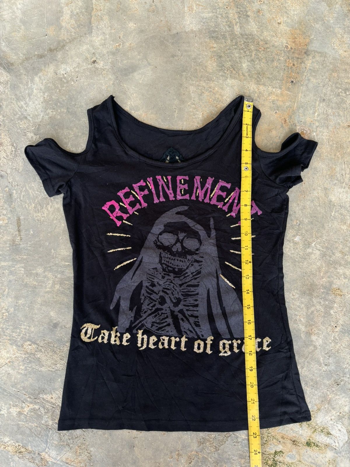 Hysteric Glamour × If Six Was Nine × Japanese Brand Y2k Poem Skull Ifsixwasnine Punk Style Womens Tshirt Size M / US 6-8 / IT 42-44 - 10 Thumbnail
