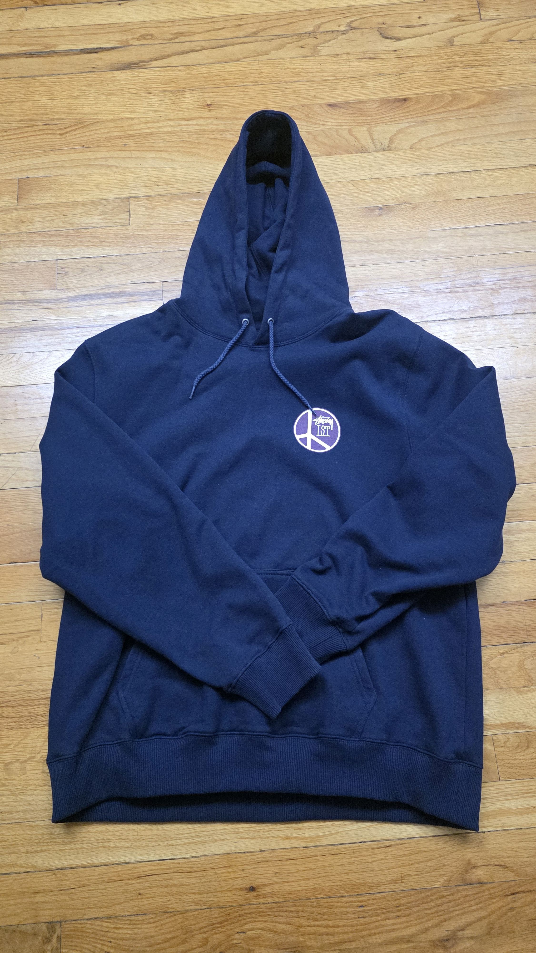 Stussy Stussy Peace Dot Hoodie Size US XL / EU 56 / 4 - 2 Thumbnail