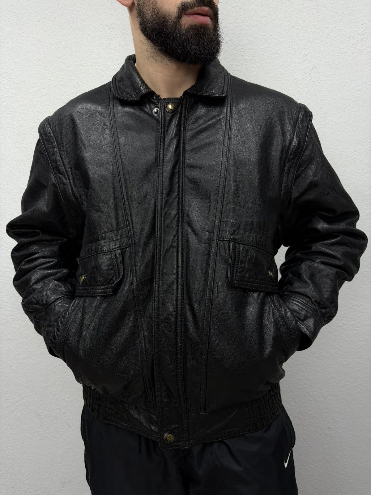 Hedi Slimane Vintage Lesco Leather Jacket Hedi Slimane | Grailed
