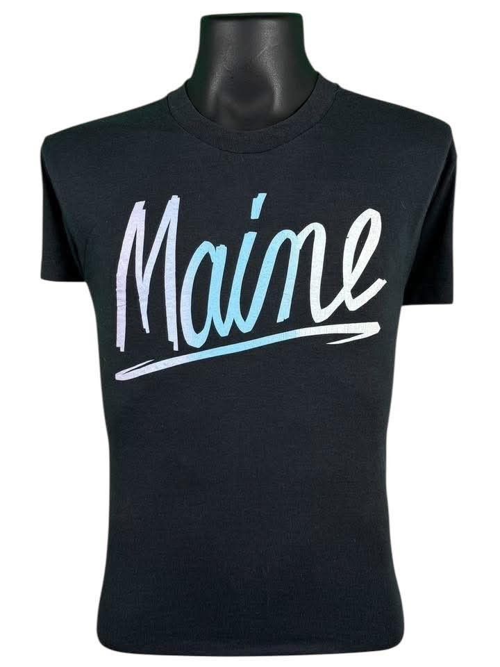 Other 🔥 Vintage 80s Maine Souvenir T-Shirt – Screen Stars USA Size US L / EU 52-54 / 3 - 1 Thumbnail