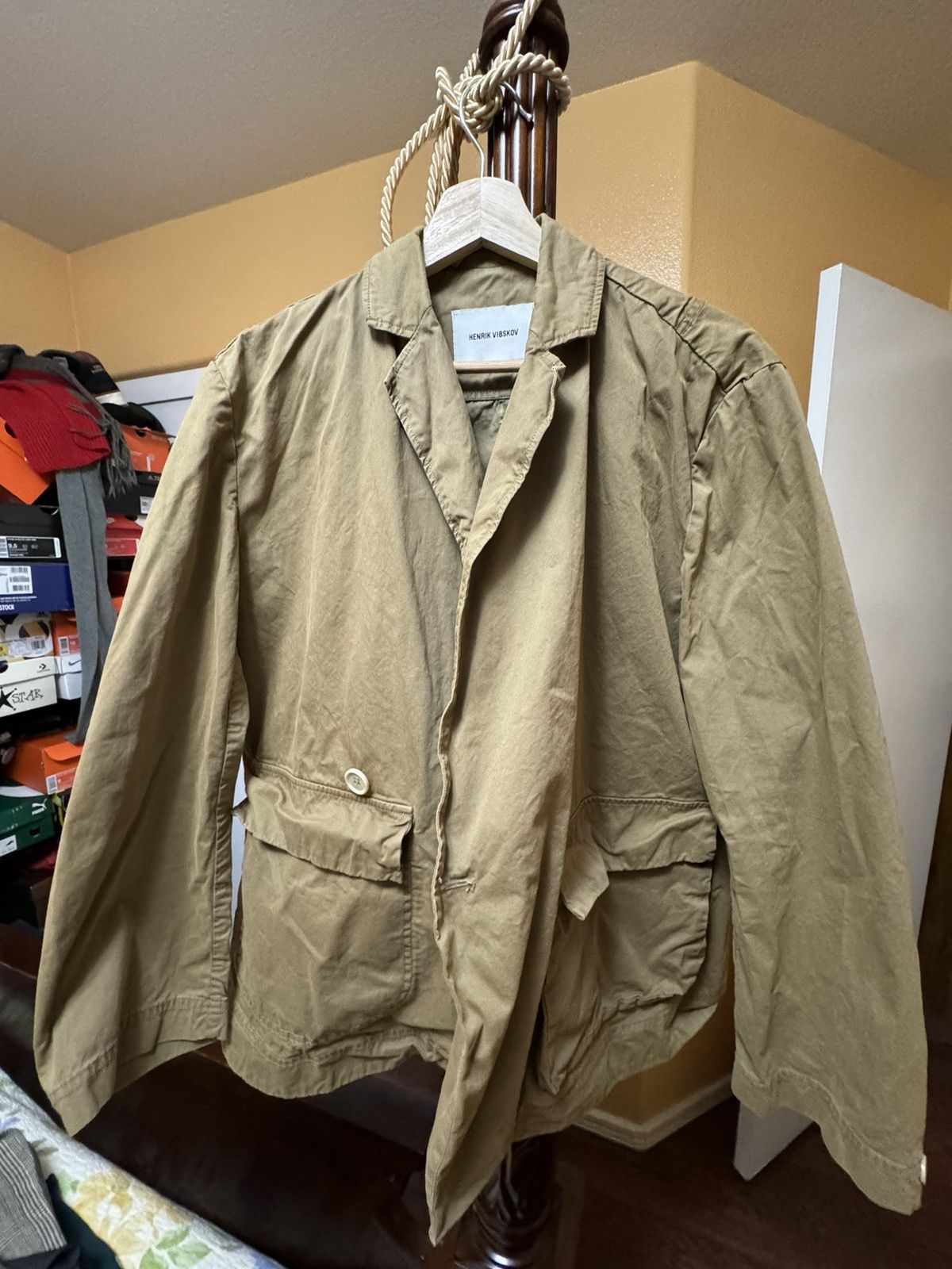 Henrik Vibskov Henrik Vibskov tan blazer Size US S / EU 44-46 / 1 - 1 Thumbnail