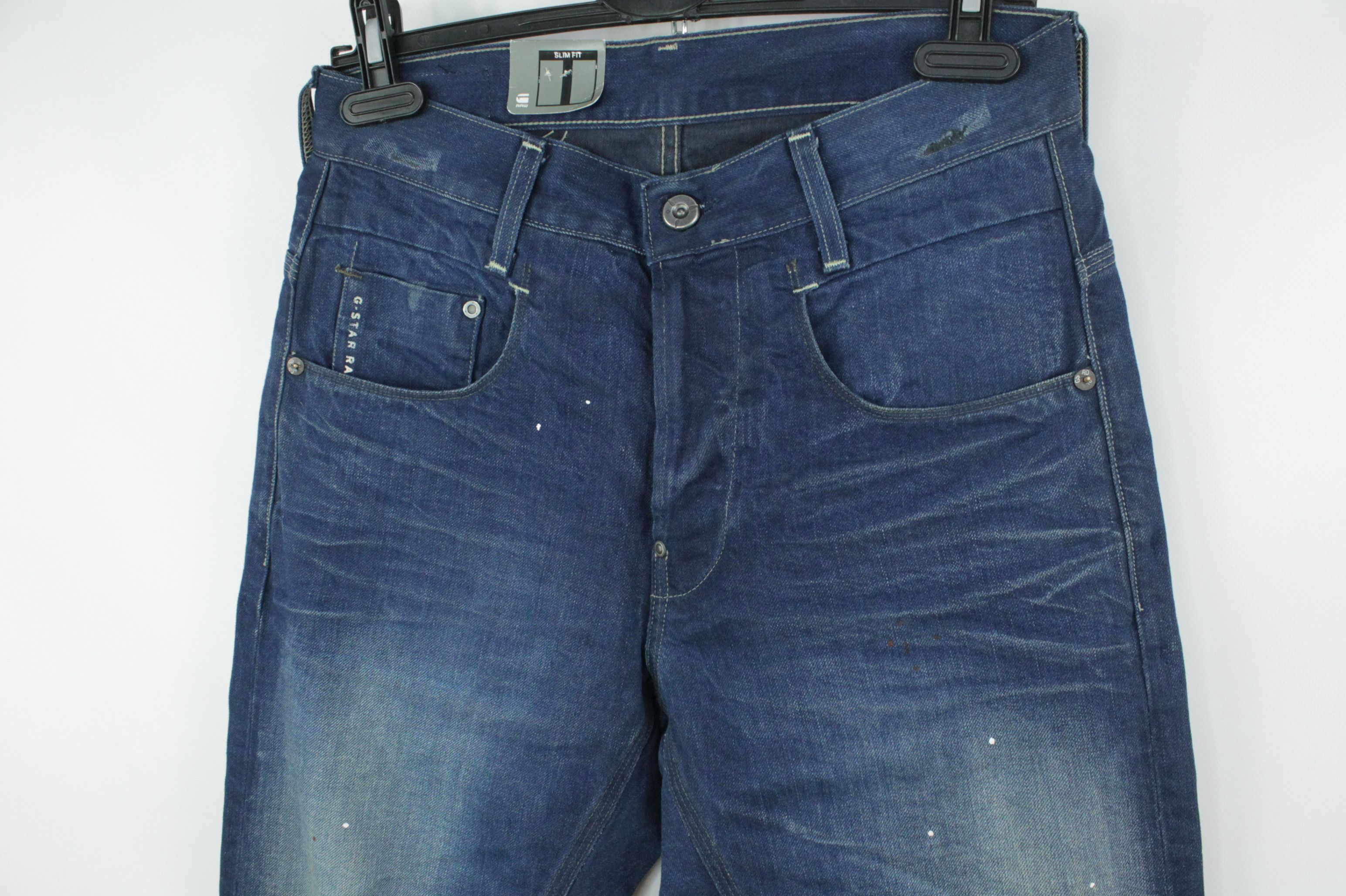 G-Star G-Star Raw New Radar Slim Fit Drops of paint Denim Jeans Size US 30 / EU 46 - 2 Thumbnail