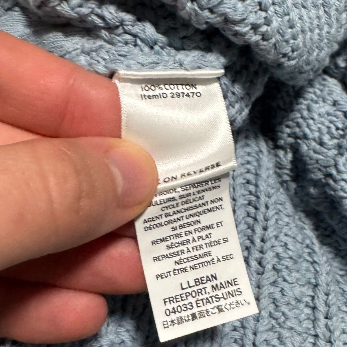 L.L. Bean L.L. Bean Signature Heavy Cable Knit Sweater XS Oversized Size XS / US 0-2 / IT 36-38 - 5 Thumbnail