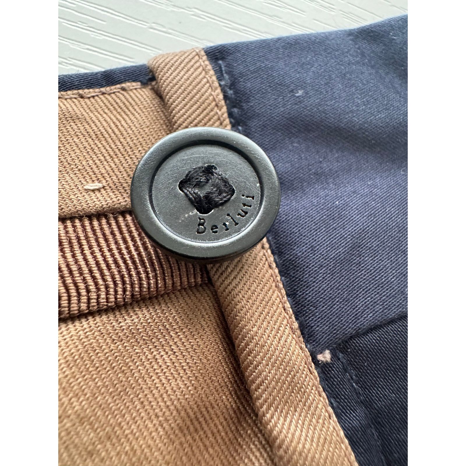 Berluti × Haider Ackermann Berluti Alessandro Cotton Tailored Navy Trousers Size US 36 / EU 52 - 9 Thumbnail