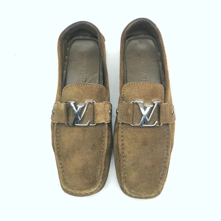 Louis Vuitton Louis Vuitton Brown Suede Moccasin Shoes for Men -2508 Size US 8 / EU 41 - 9 Thumbnail