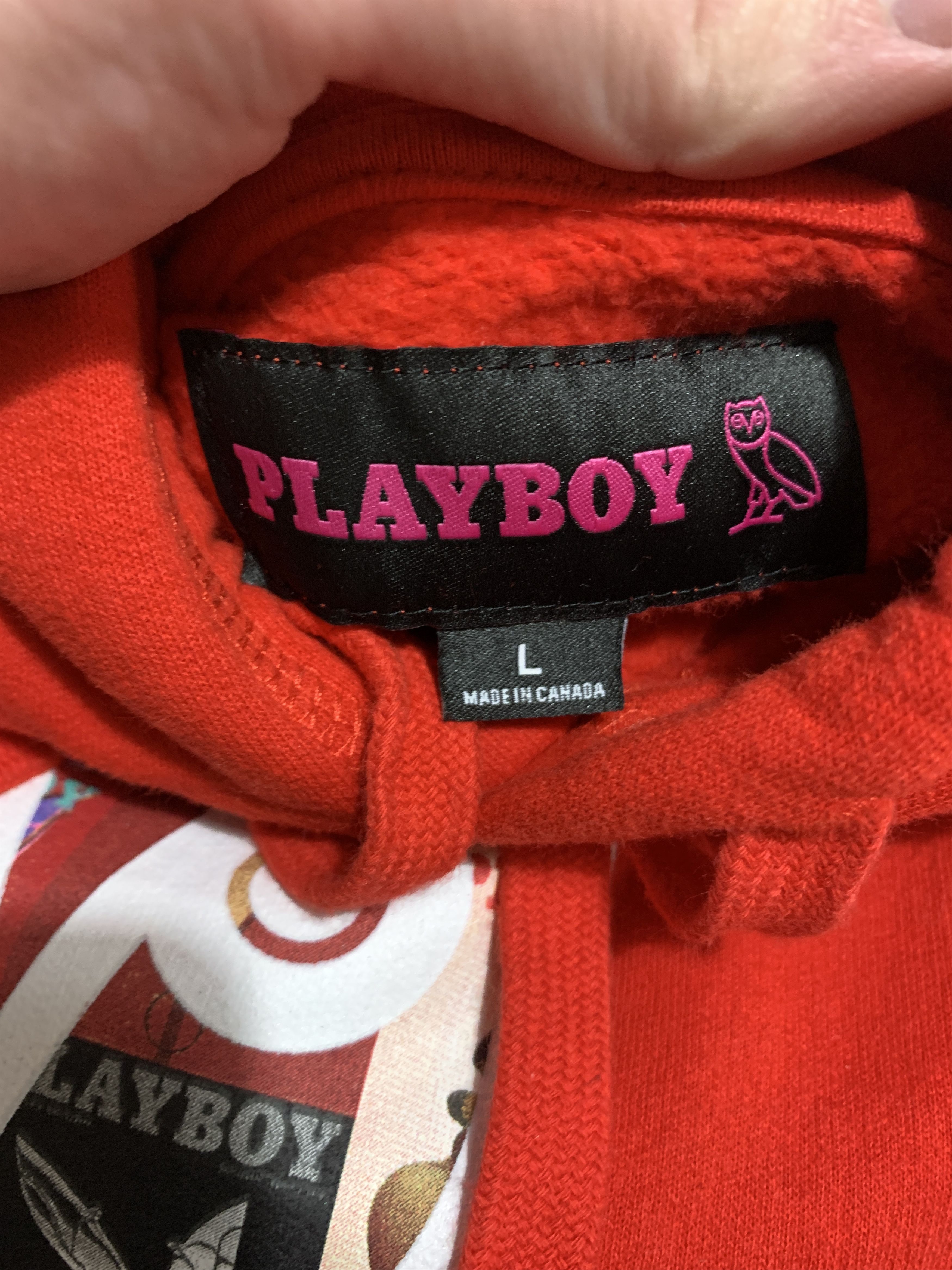 Drake OVO x PLAYBOY MAGAZINE OG OWL HOODIE Size US L / EU 52-54 / 3 - 10 Thumbnail
