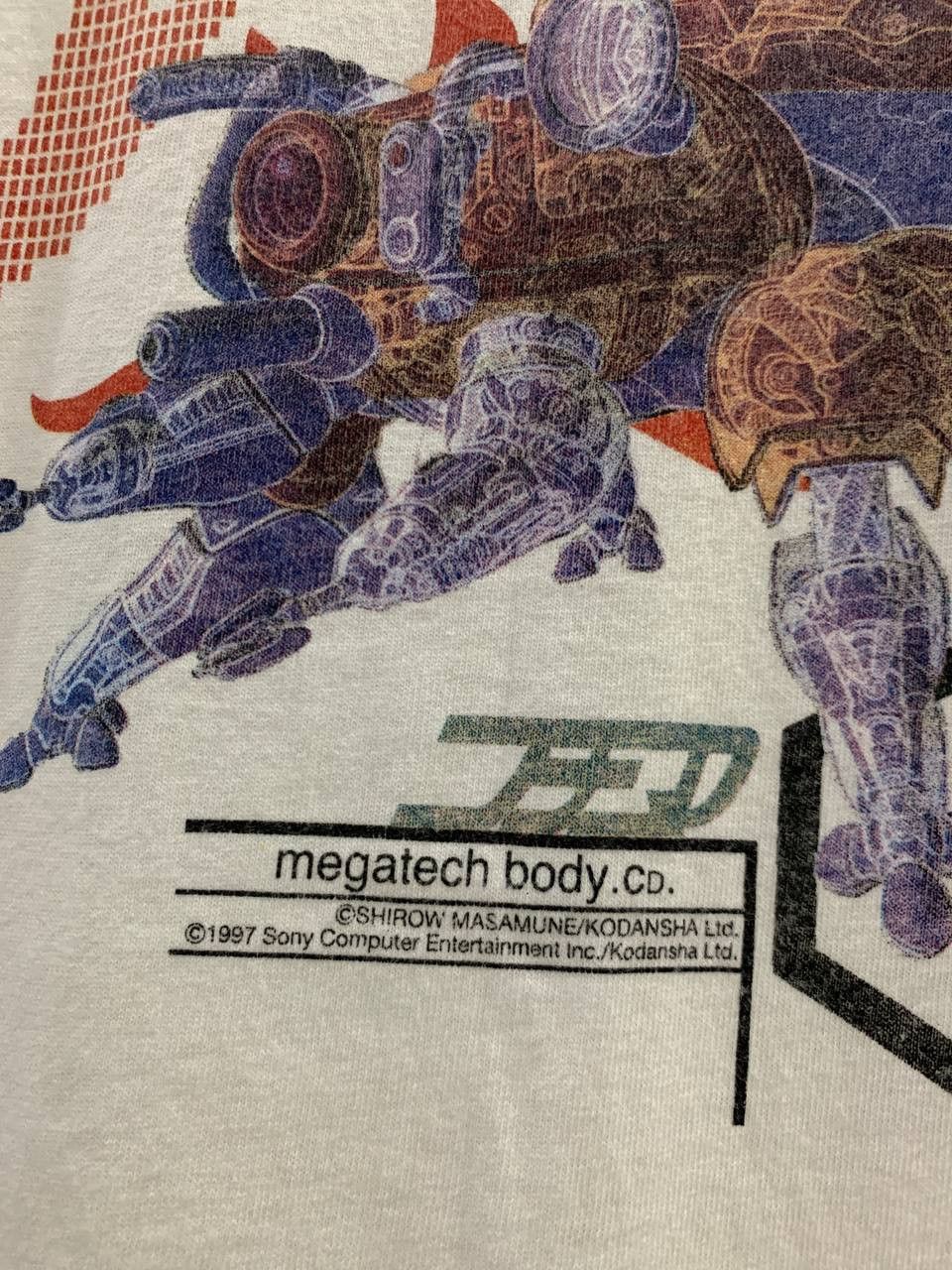Anime Vintage 1997 Ghost In The Shell PlayStation Game Anime Tee Size US M / EU 48-50 / 2 - 4 Thumbnail