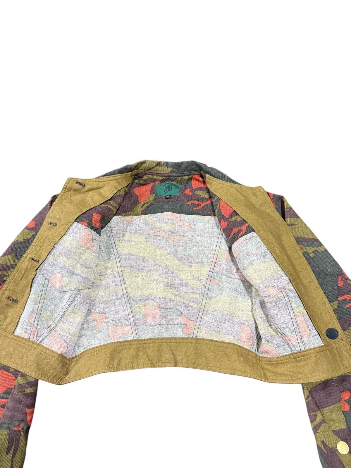 Jean Paul Gaultier RARE VINTAGE JUNIOR GAUTIER 90s CAMO JACKET Size S / US 4 / IT 40 - 14 Thumbnail