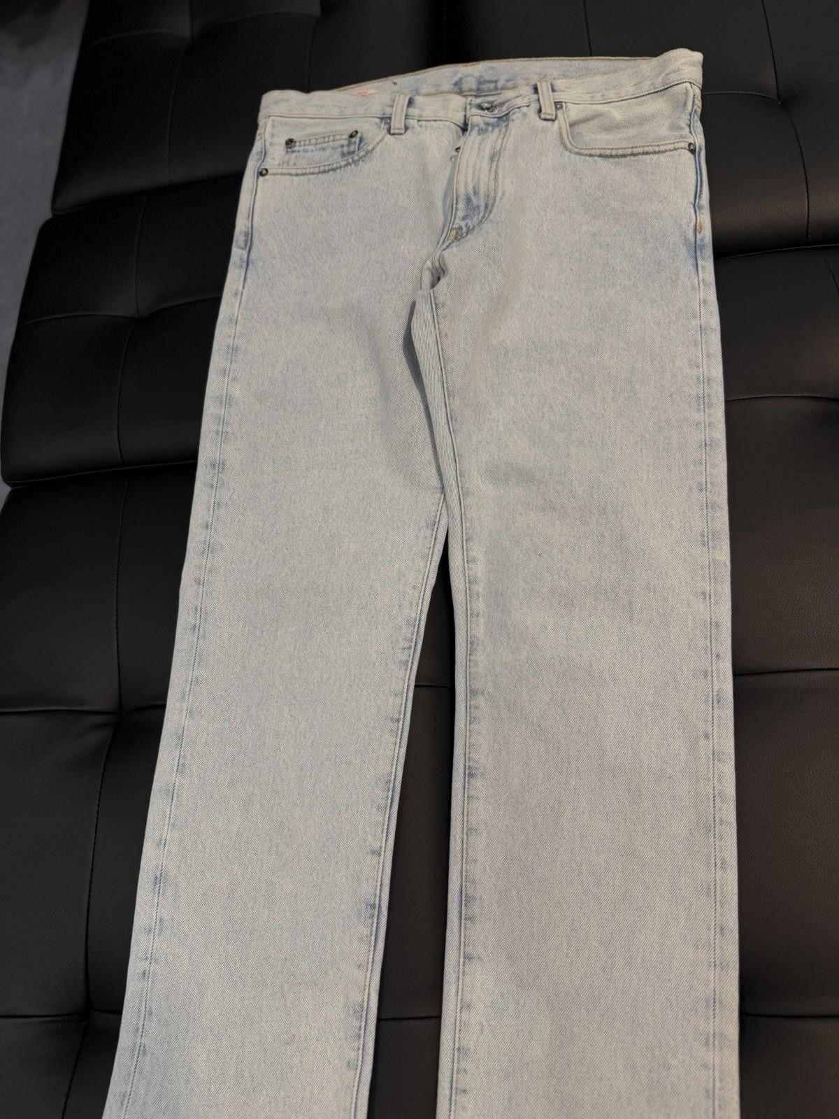 Off-White Off White c/o Virgil Abloh Jeans Men 31x30 Diagonal Stripe Size US 31 - 4 Thumbnail