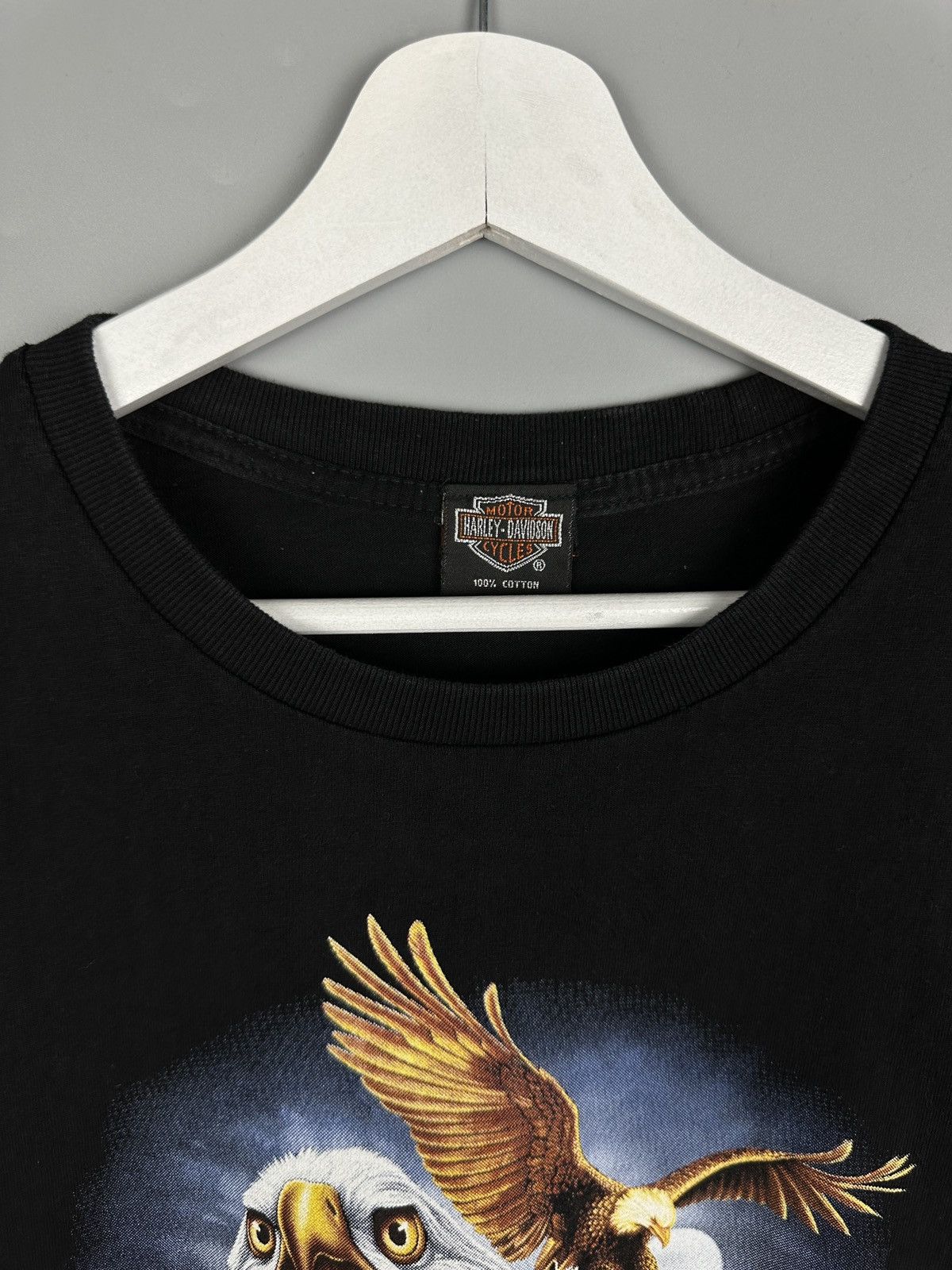 Harley Davidson Vintage Harley Davidson Eagle Bike USA Graphic TShirt Pig 90 Size US L / EU 52-54 / 3 - 7 Thumbnail