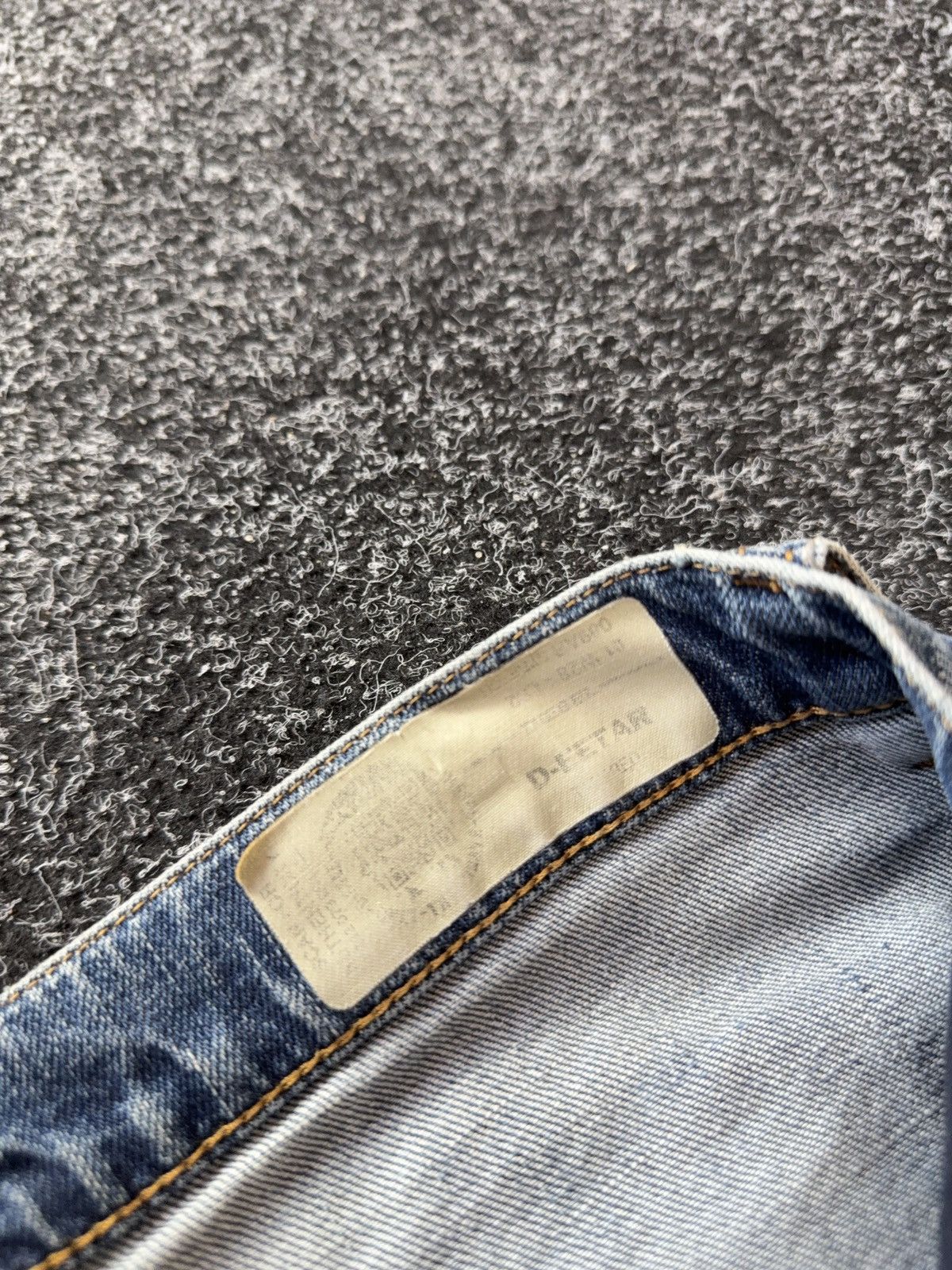 Diesel Diesel D-Fetar Distressed Denim Jeans Light Wash Size US 28 / EU 44 - 11 Thumbnail