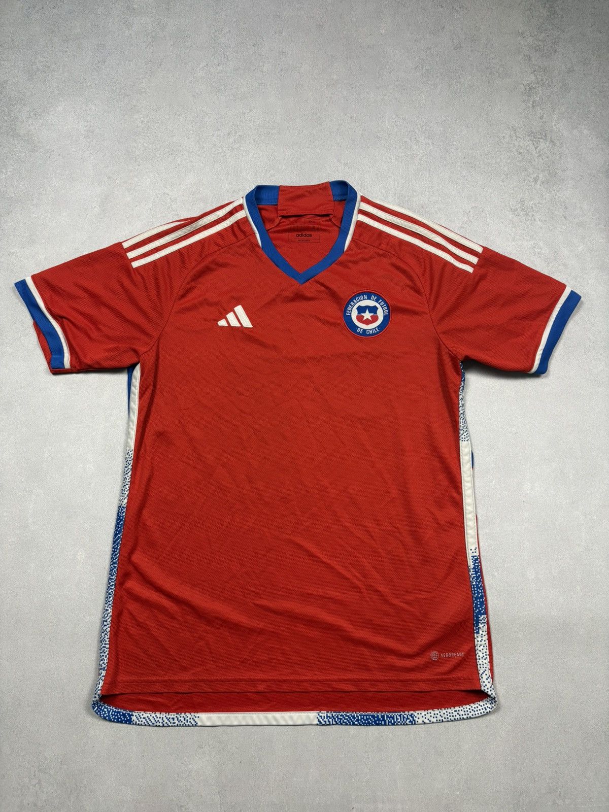 Adidas Adidas Chile National Team 2023/2024 Home Soccer Jersey Kit Size US L / EU 52-54 / 3 - 1 Thumbnail