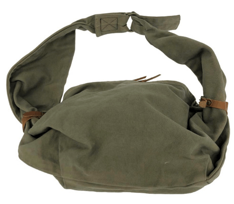 Pre-owned Kapital Canvas Distributed Snufkin Bag Khaki One Size