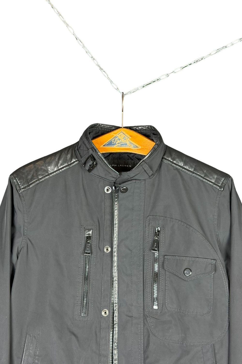 Polo Ralph Lauren Ralph Lauren Black Label Lambskin Moto Jacket (c.2012) Size US S / EU 44-46 / 1 - 11 Thumbnail