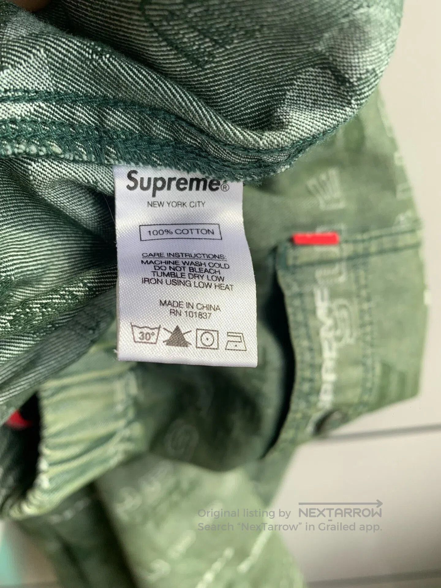 Supreme Supreme FW19 Dimensions Logo Denim Skate Pant. Size US 32 / EU 48 - 4 Thumbnail