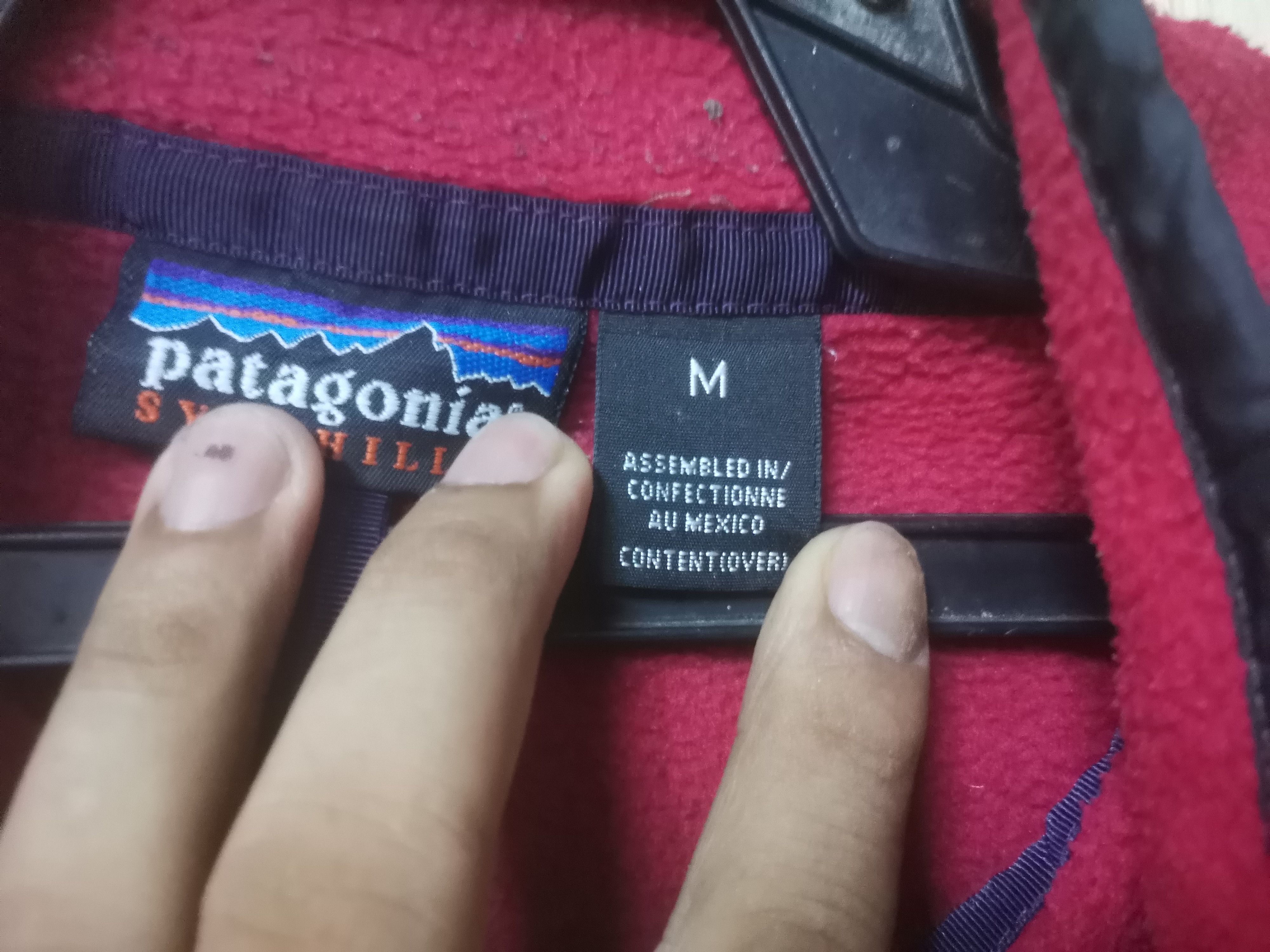 Patagonia PATAGONIA fleece red colour Size US M / EU 48-50 / 2 - 4 Thumbnail