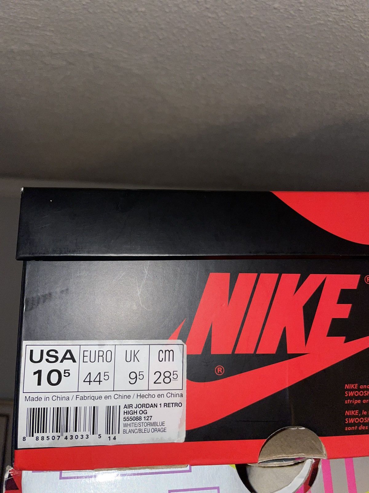 Jordan Brand × Nike Jordan 1 Storm Blue Size US 10.5 / EU 43-44 - 8 Thumbnail