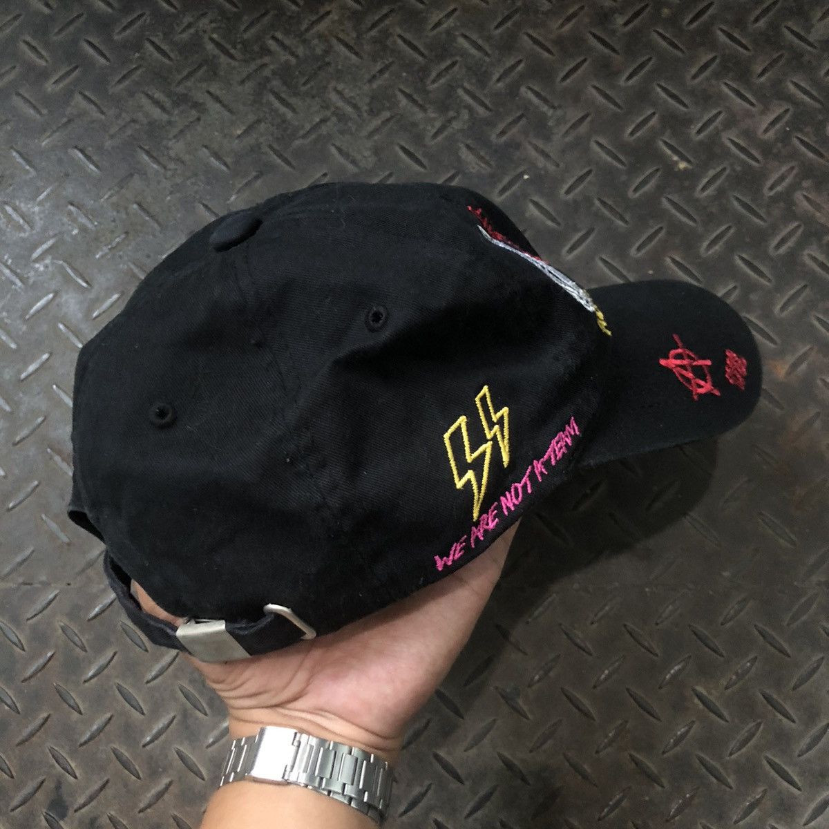 Japanese Brand Fucking Anarchy Embroidery Japanese Brand Casual Hat Size ONE SIZE - 8 Thumbnail