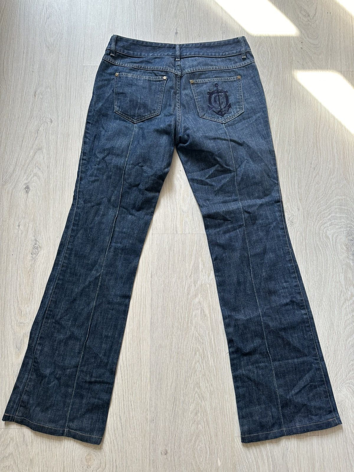 Alexander McQueen VINTAGE ALEXANDER MCQUEEN LUXURY 2000s FLARED JEANS Size 28" / US 6 / IT 42 - 1 Thumbnail
