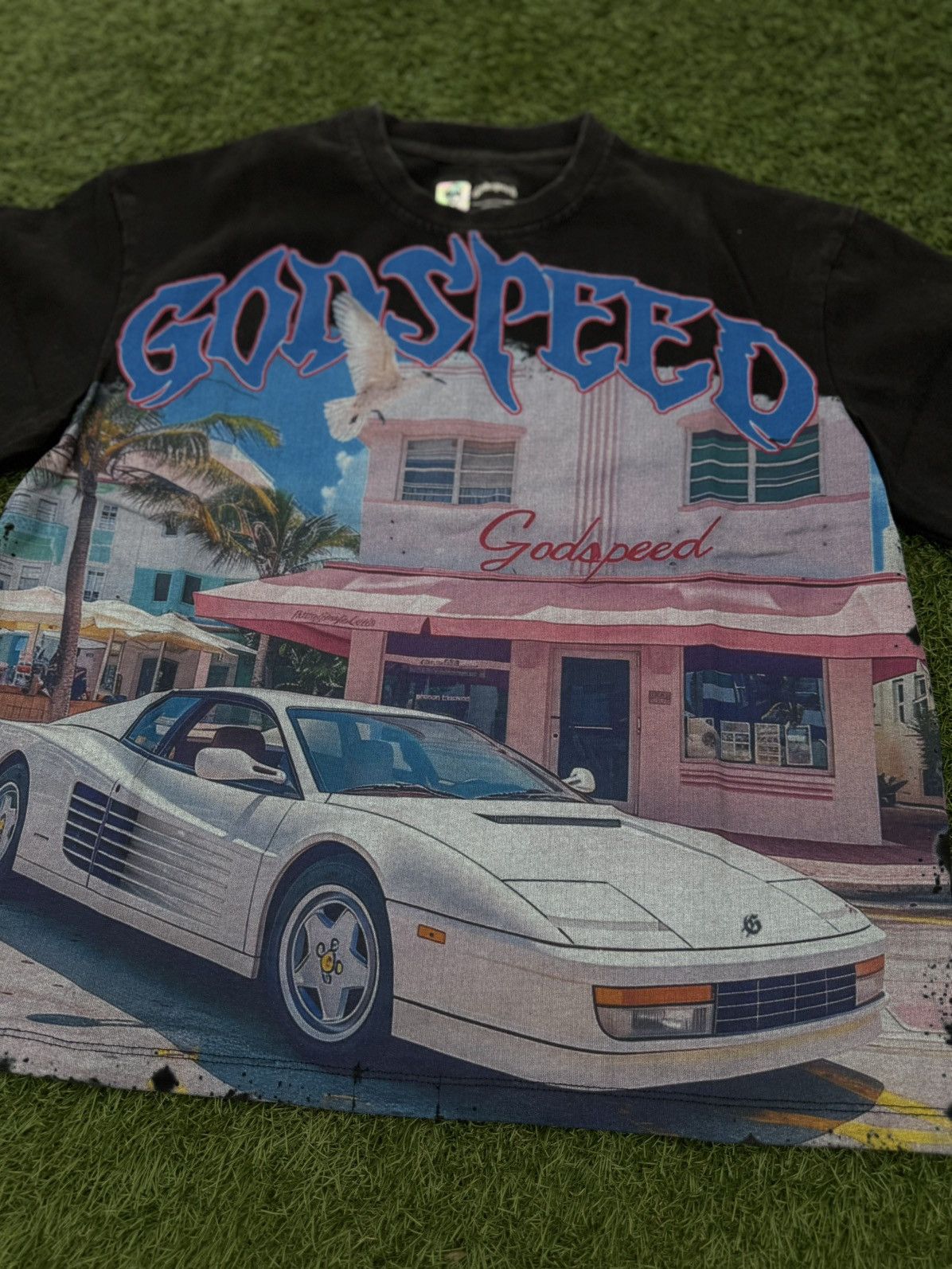 Godspeed Godspeed Black Miami Car Tee Shirt Size XS (NEW) Size US XS / EU 42 / 0 - 2 Thumbnail