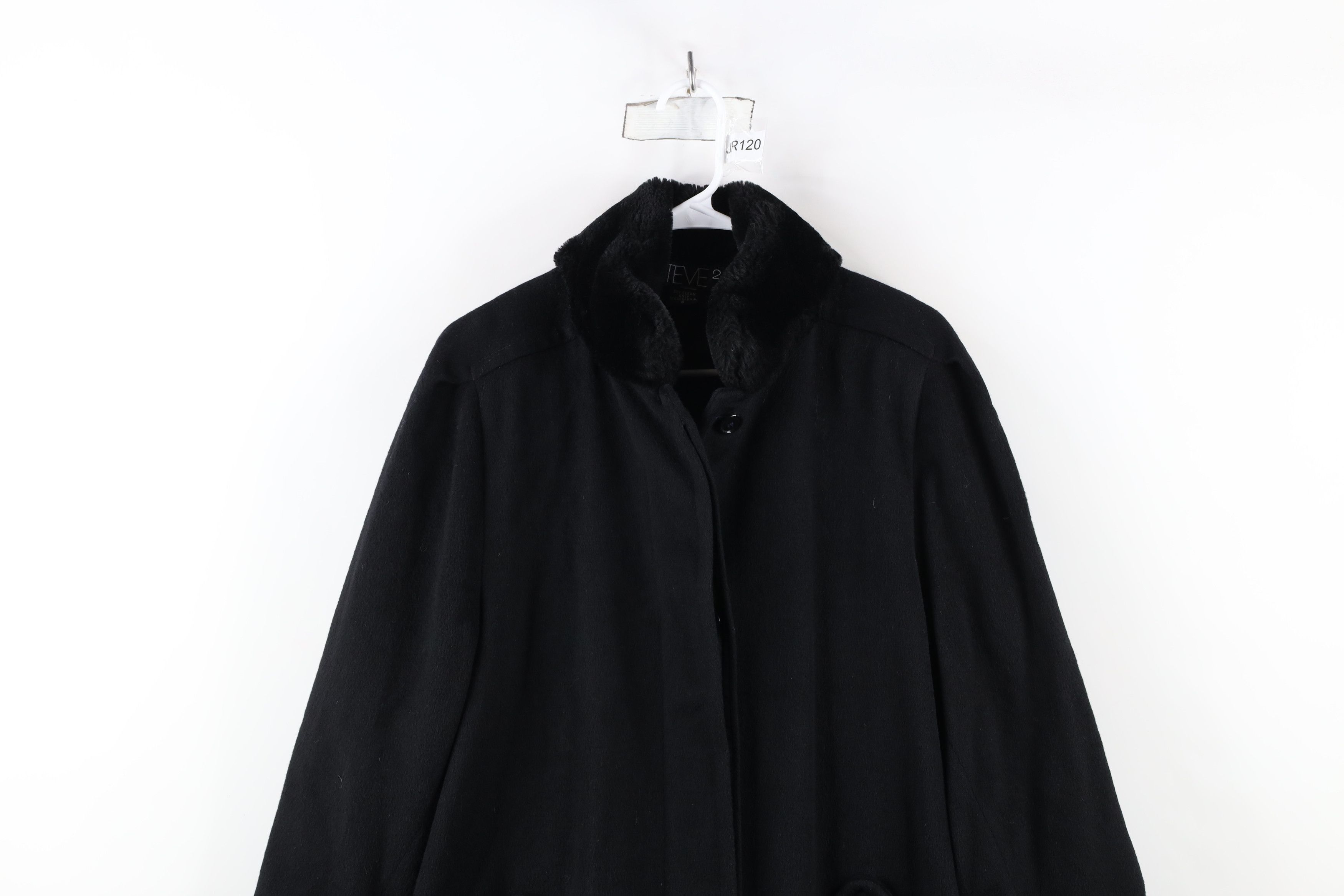 Vintage Vintage 90s Streetwear Wool Pennylane Trench Coat Jacket USA Size M / US 6-8 / IT 42-44 - 2 Thumbnail