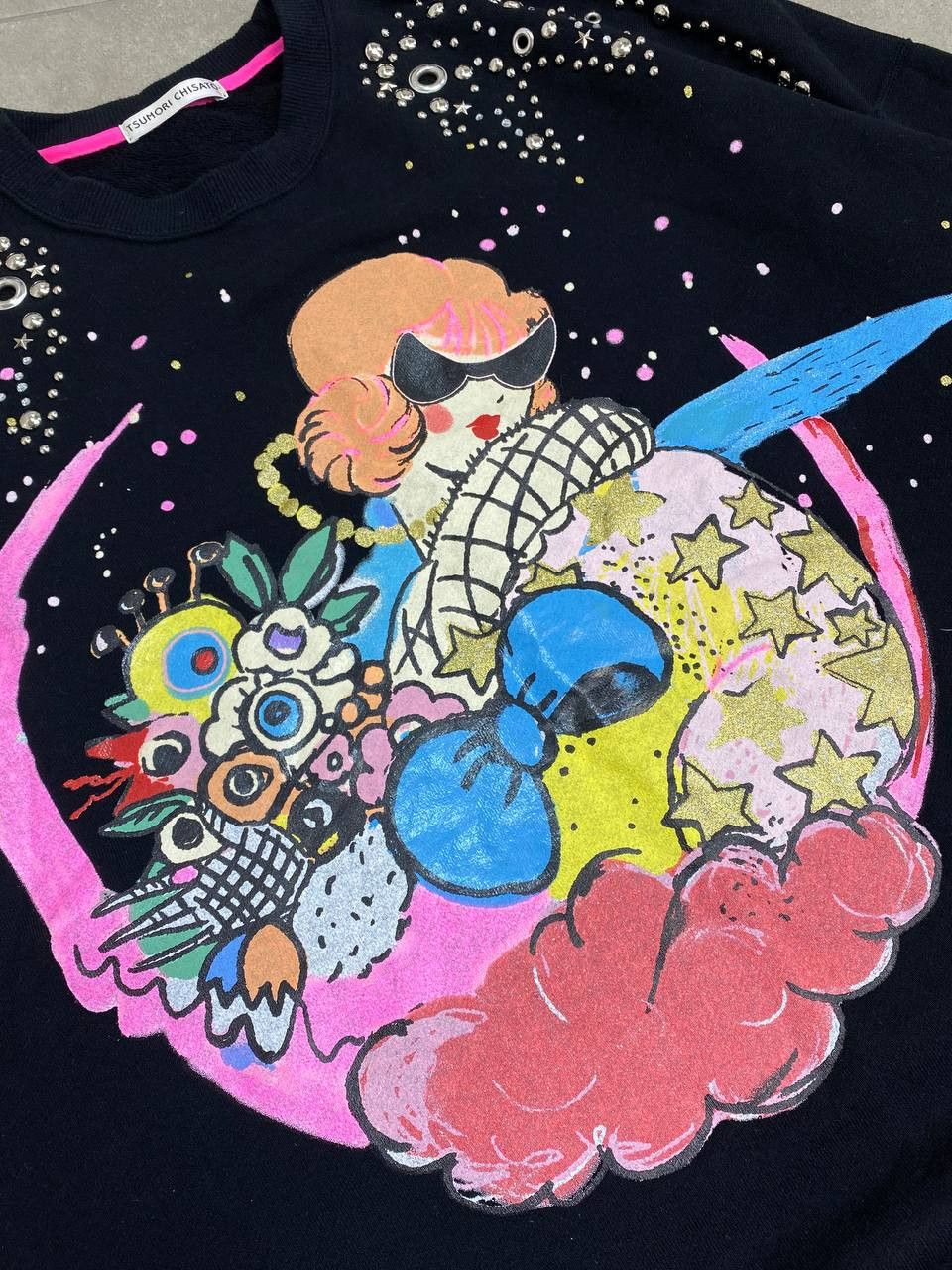 Tsumori Chisato Tsumori Chisato Anime Printing Moon Long Sweatshirt Size M / US 6-8 / IT 42-44 - 10 Thumbnail