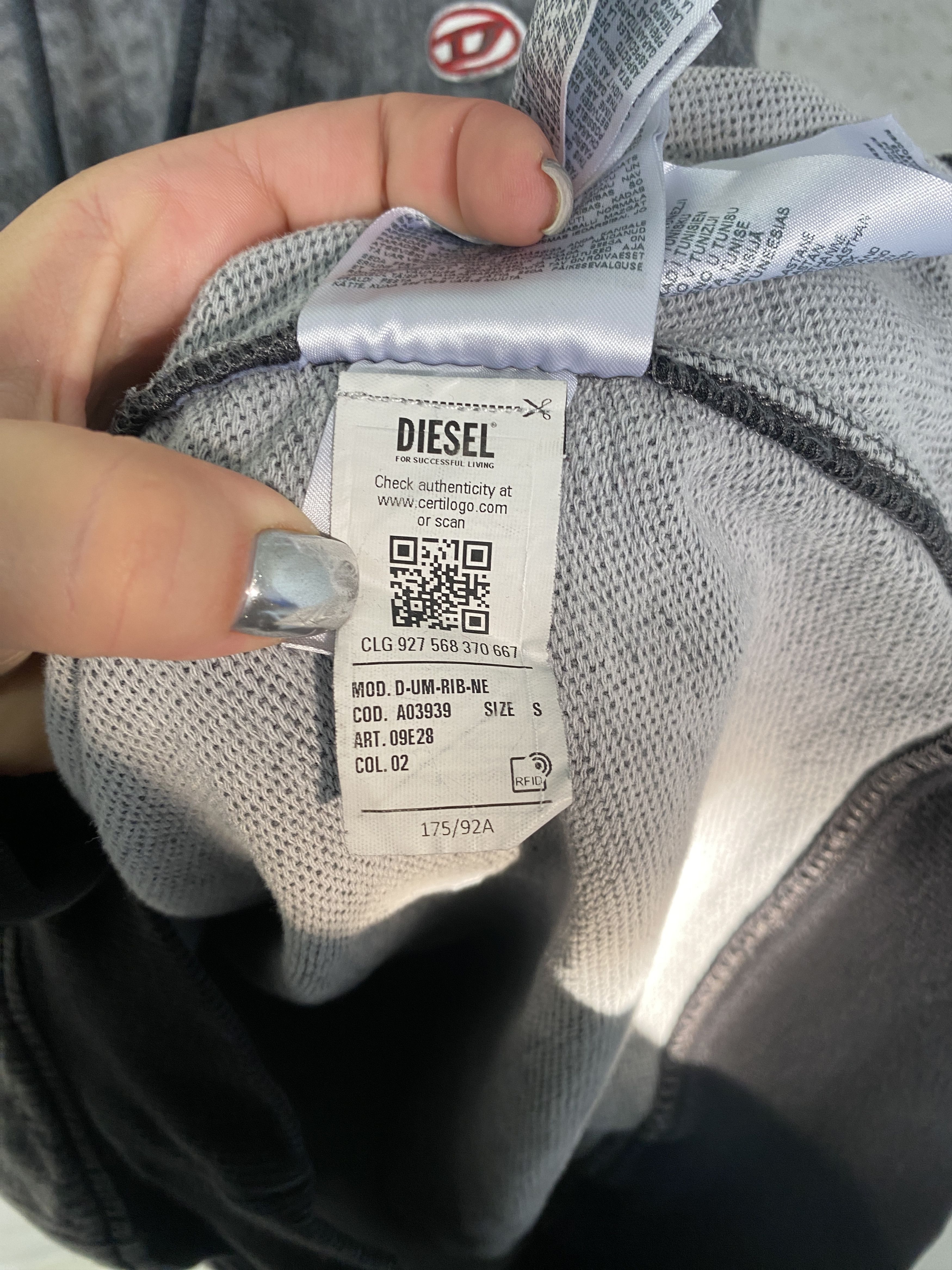 Diesel Diesel multi logo hoodie y2k 00s avant garde opium Size US S / EU 44-46 / 1 - 5 Thumbnail