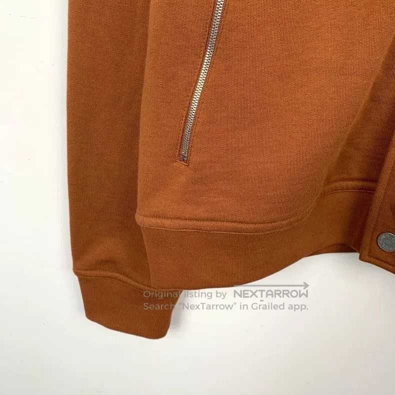 Hermes Hermes Orange Logo Cotton Baseball Jacket. Size US M / EU 48-50 / 2 - 5 Thumbnail