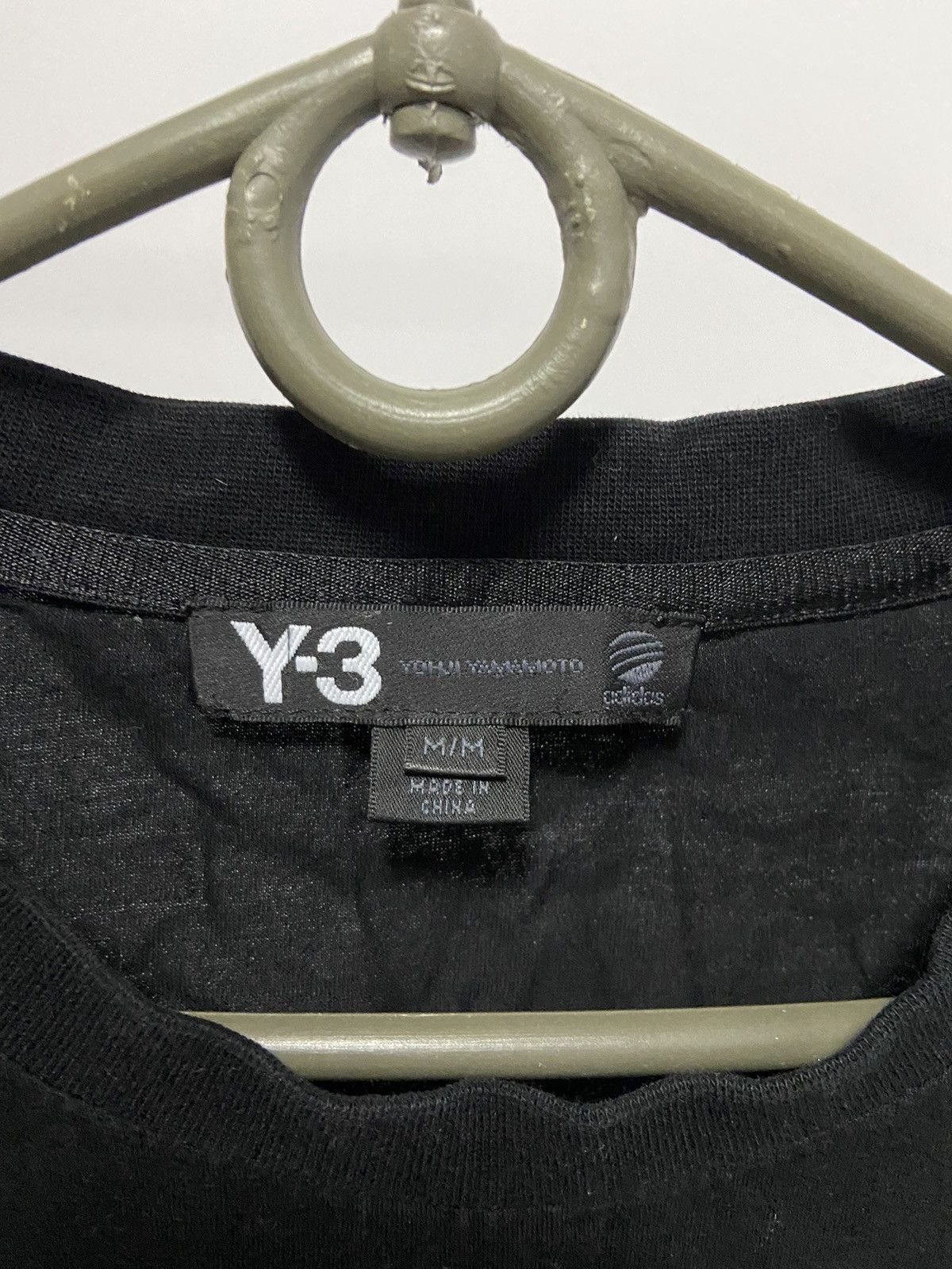 Vintage × Y-3 × Yohji Yamamoto Y-3 Yohji Yamamoto Vintage T-Shirt big Logo adidas Size US M / EU 48-50 / 2 - 5 Thumbnail