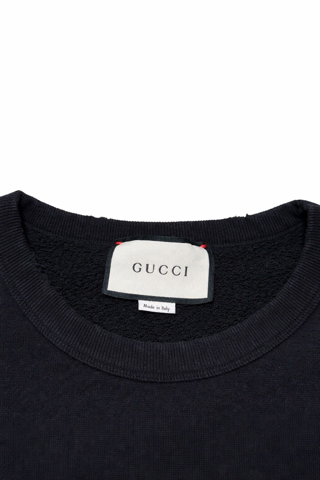 Gucci Gucci Logo Crewneck Black Size US L / EU 52-54 / 3 - 3 Thumbnail