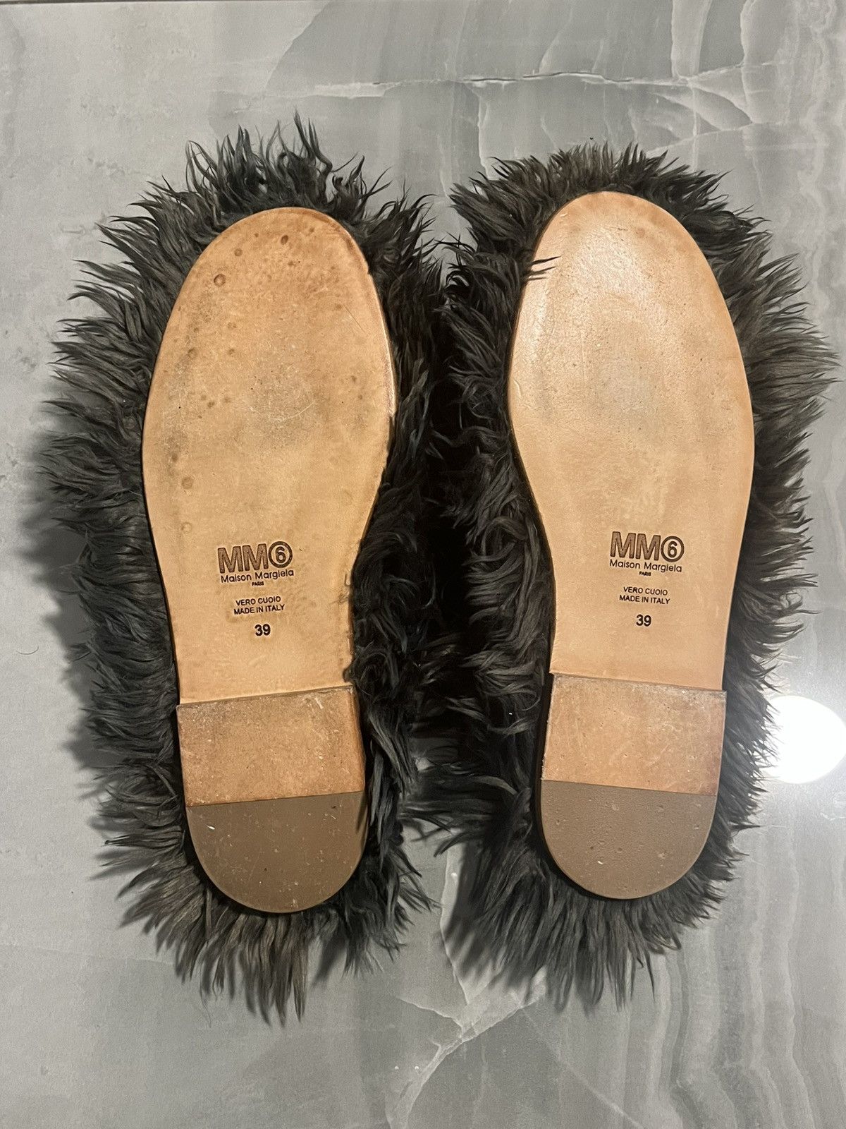 Maison Margiela MM6 Maison Margiela Fur Slippers Size US 7.5 / IT 37.5 - 3 Thumbnail