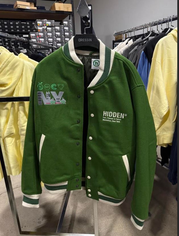 HIDDEN HIDDEN NY GREEN VARISTY JACKET Size US M / EU 48-50 / 2 - 1 Thumbnail